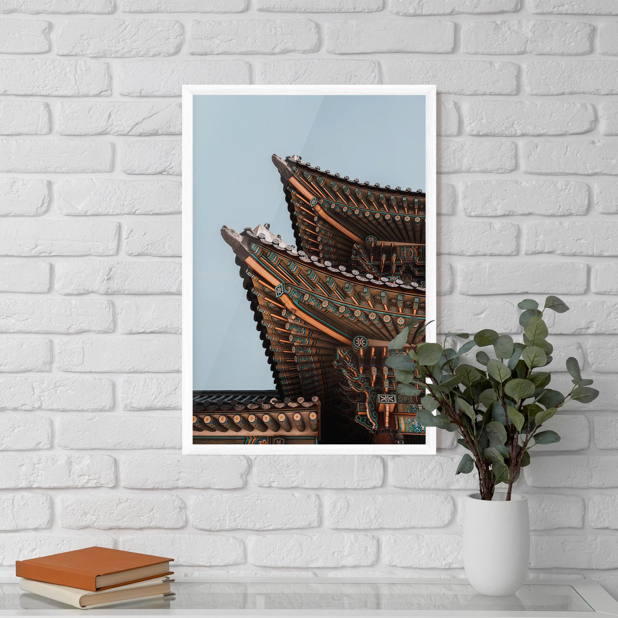 Keretezett Poszter Gyeongbokgung mockup 5