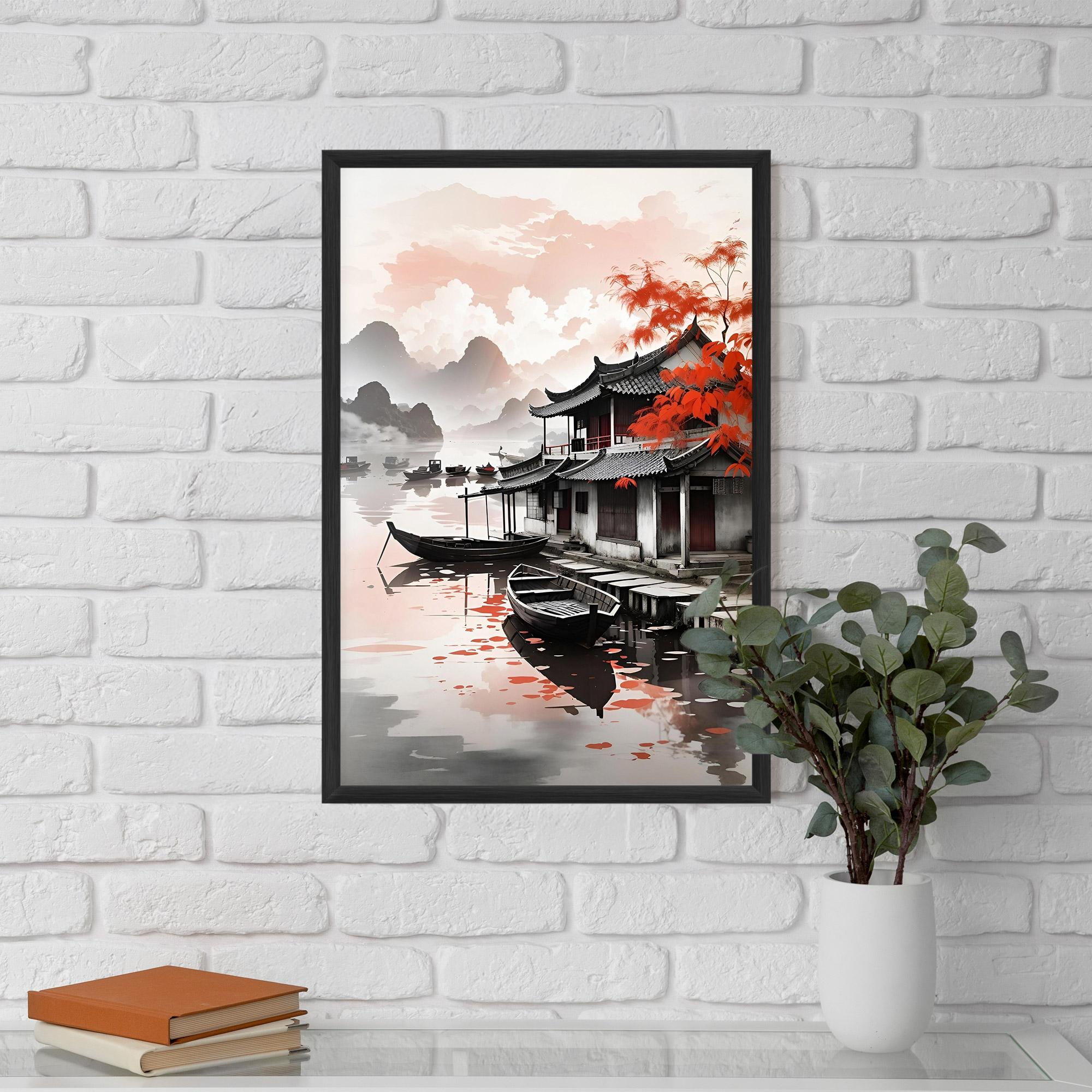 Keretezett Poszter Architecture Reflections mockup 5