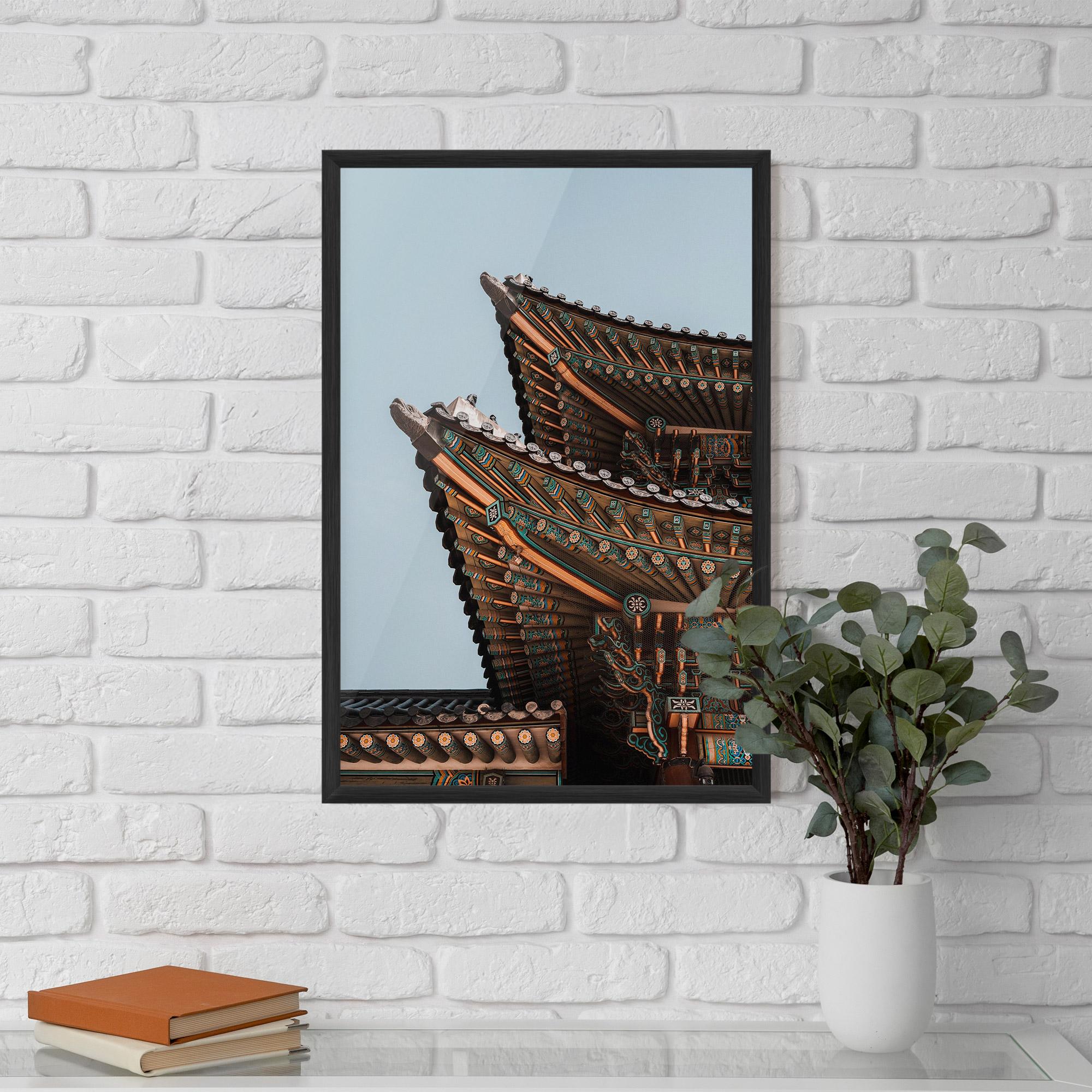 Keretezett Poszter Gyeongbokgung mockup 5