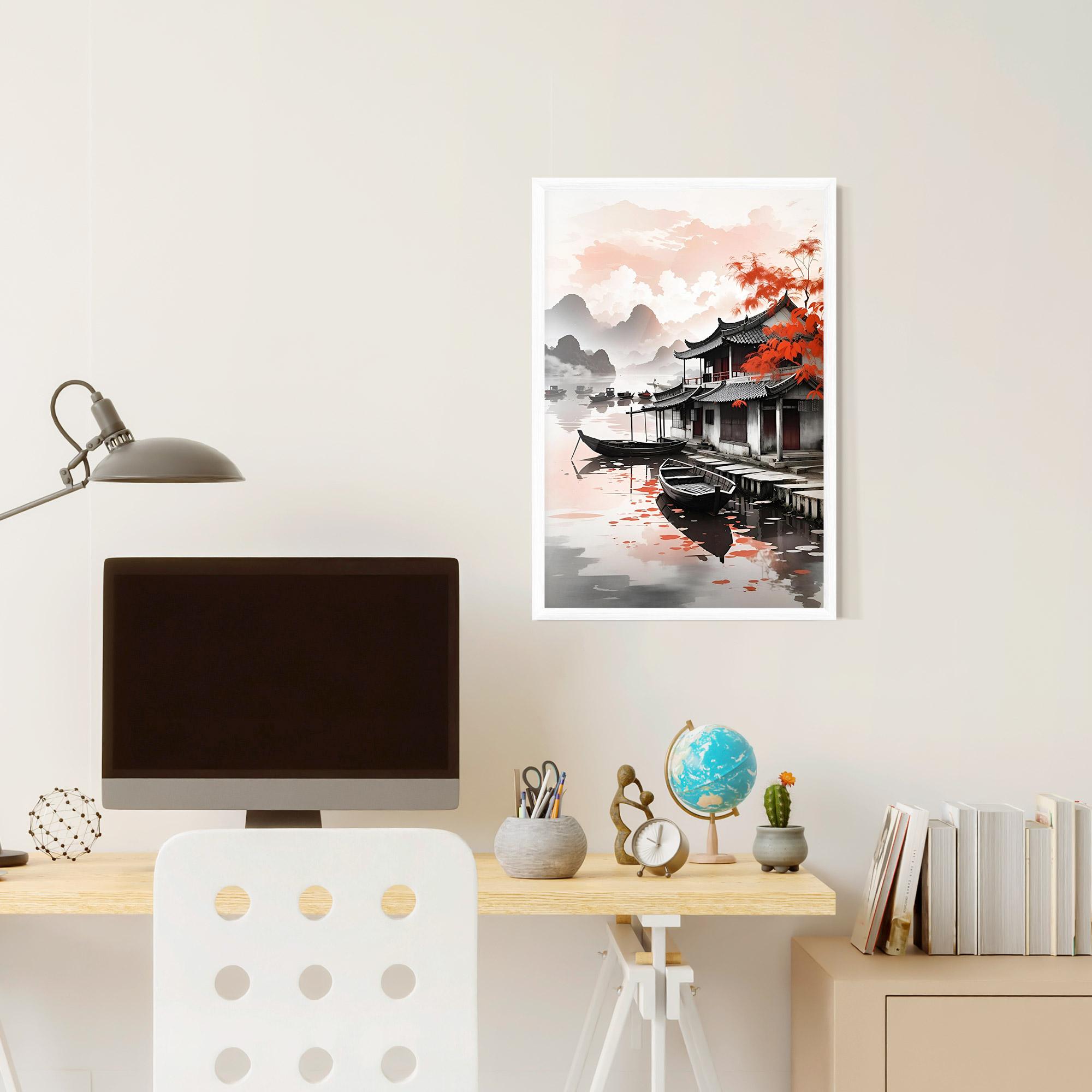 Keretezett Poszter Architecture Reflections mockup 6