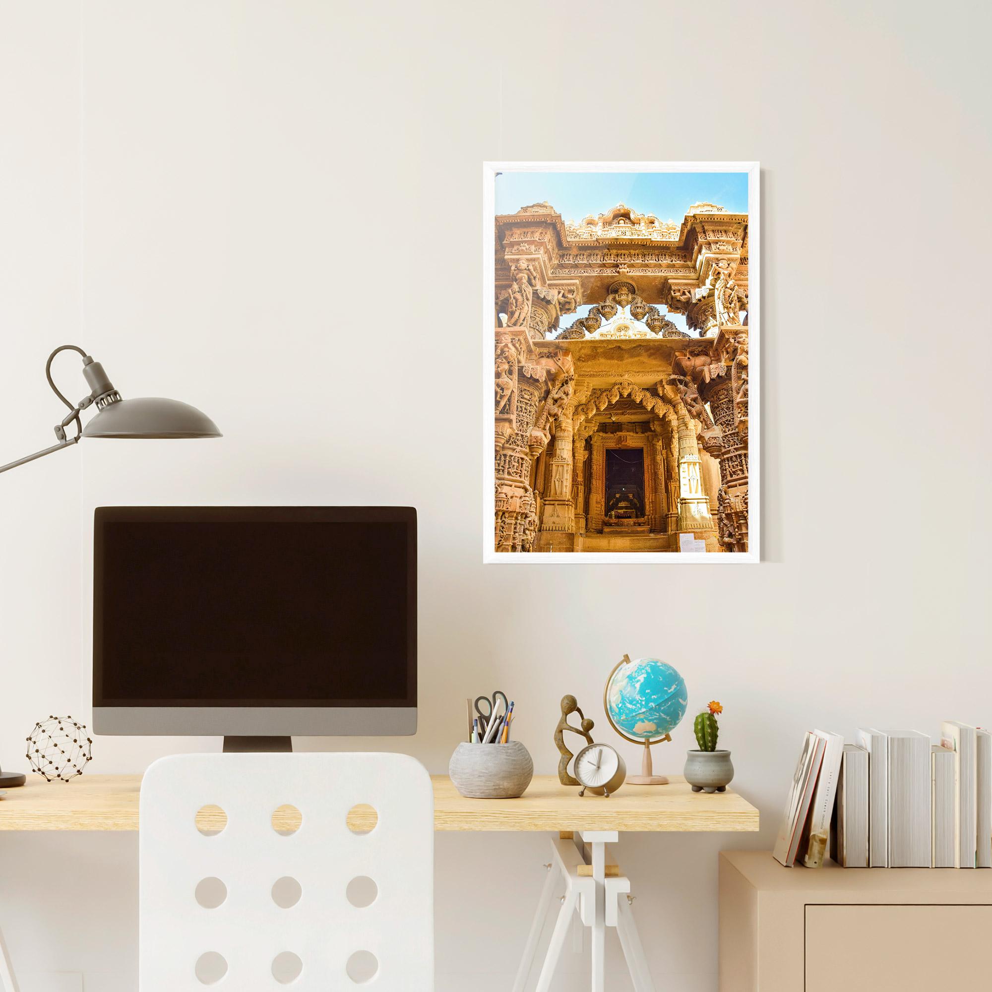 Keretezett Poszter Temples Of Jaisalmer mockup 6