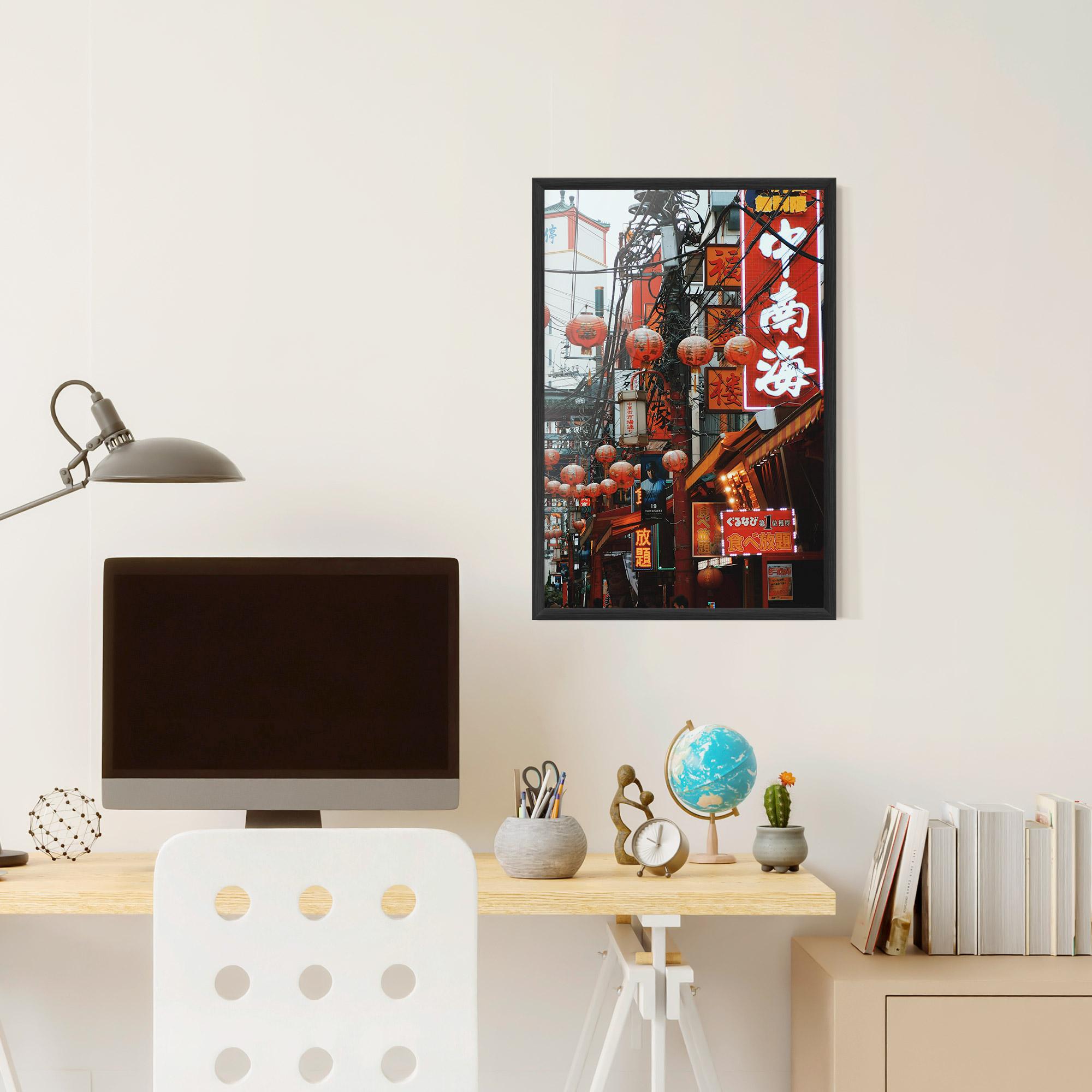 Keretezett Poszter Chinatown mockup 6