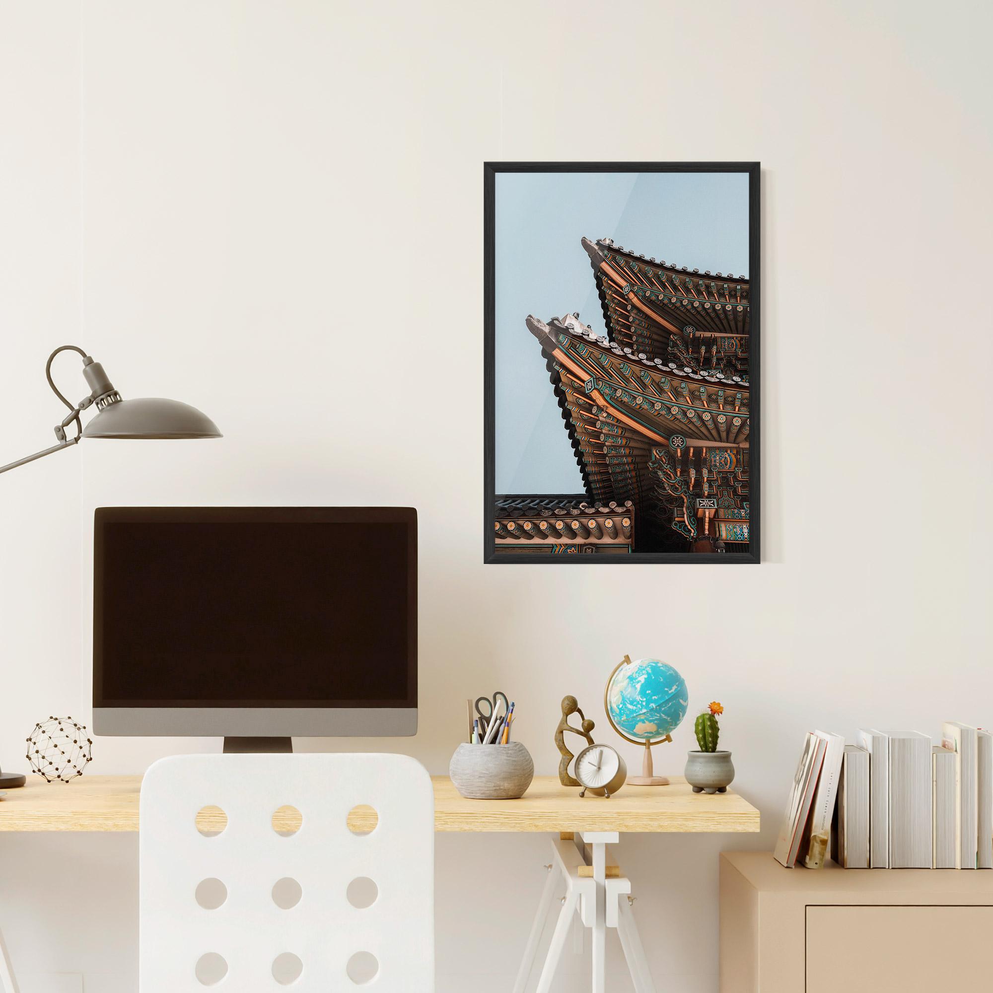 Keretezett Poszter Gyeongbokgung mockup 6