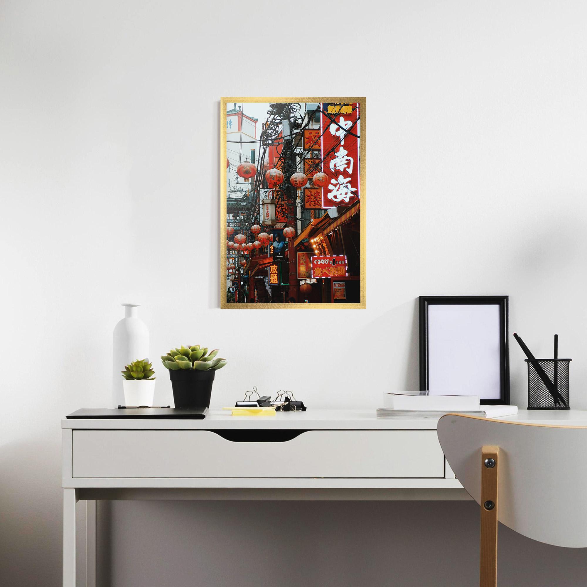 Keretezett Poszter Chinatown mockup 7