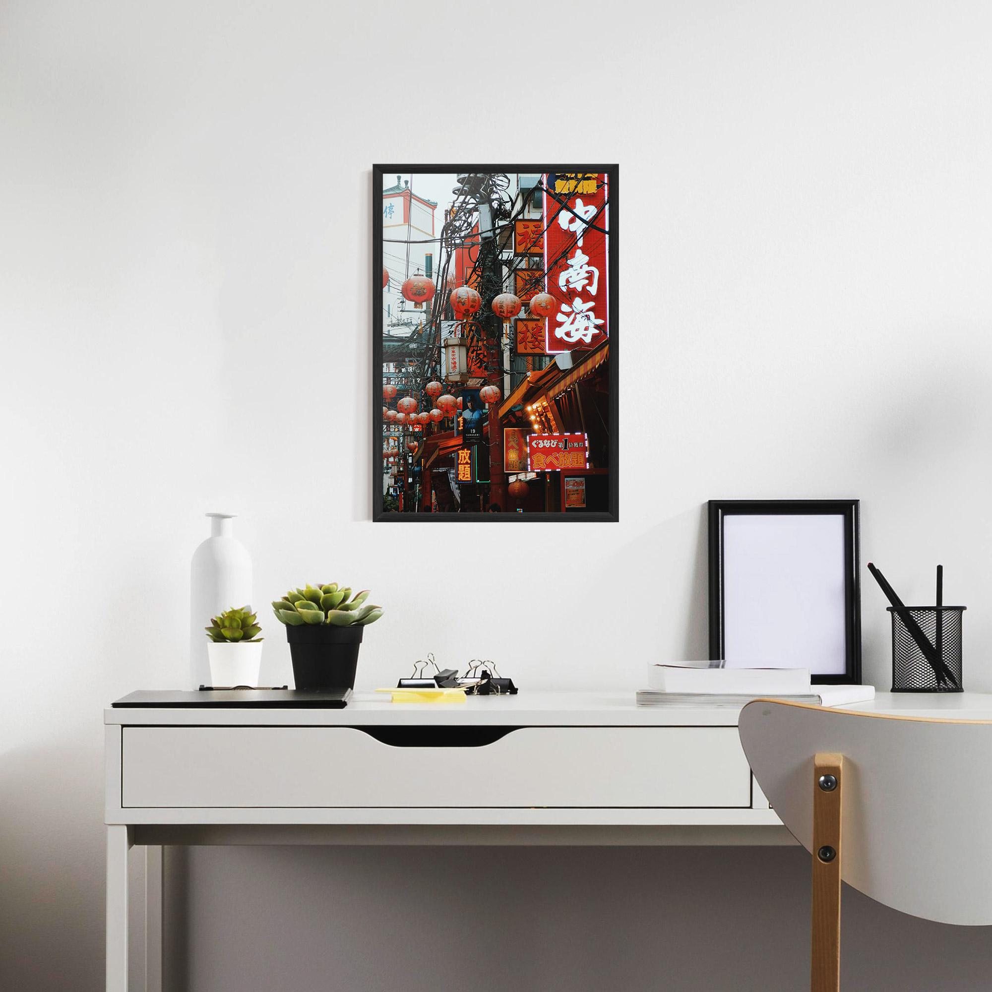 Keretezett Poszter Chinatown mockup 7