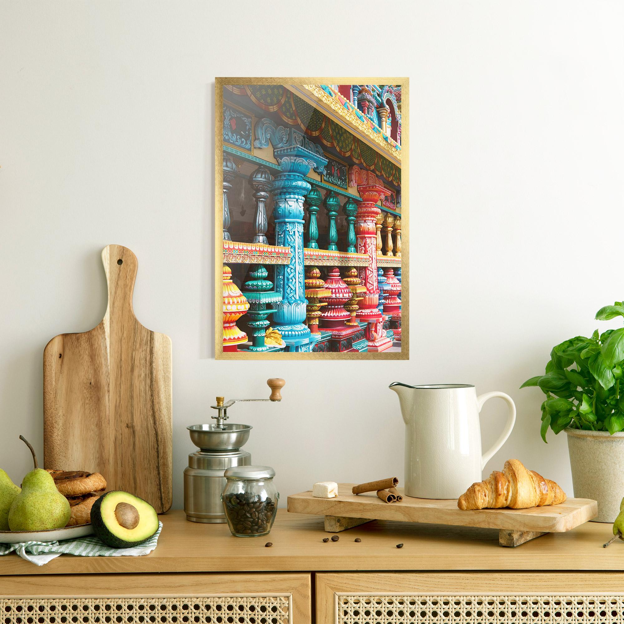 Keretezett Poszter Batu Caves mockup 8