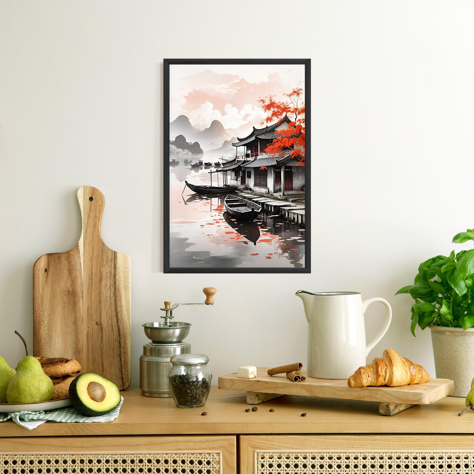 Keretezett Poszter Architecture Reflections mockup 8