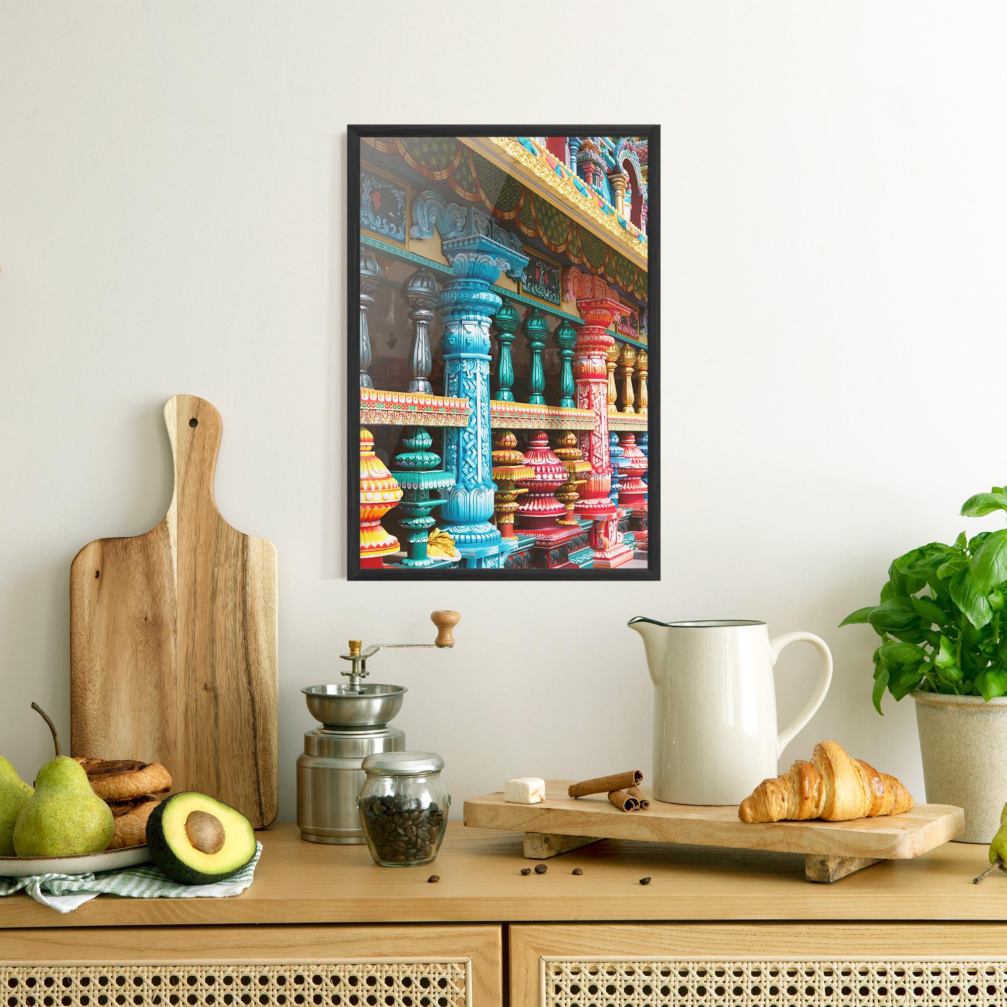 Keretezett Poszter Batu Caves mockup 8