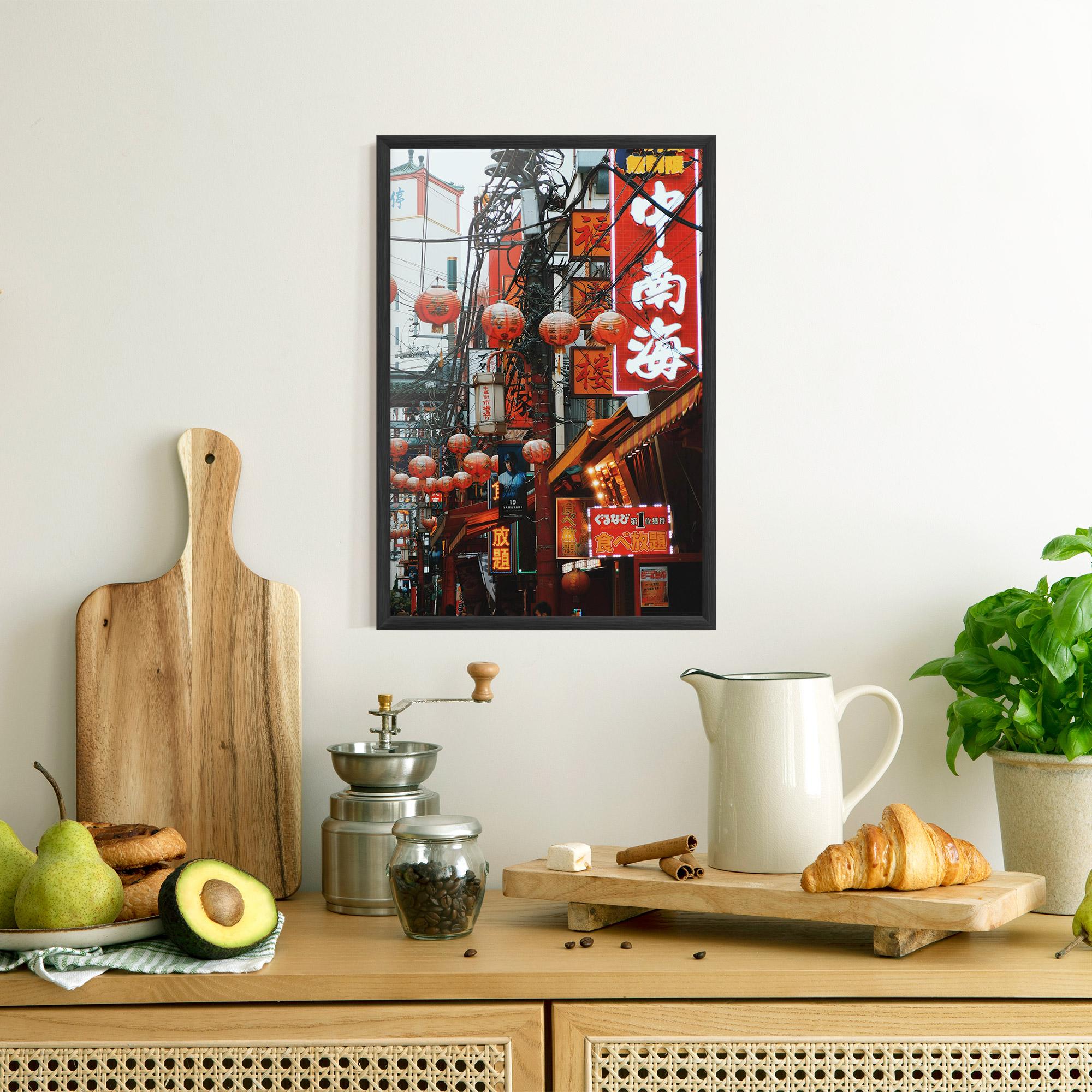 Keretezett Poszter Chinatown mockup 8