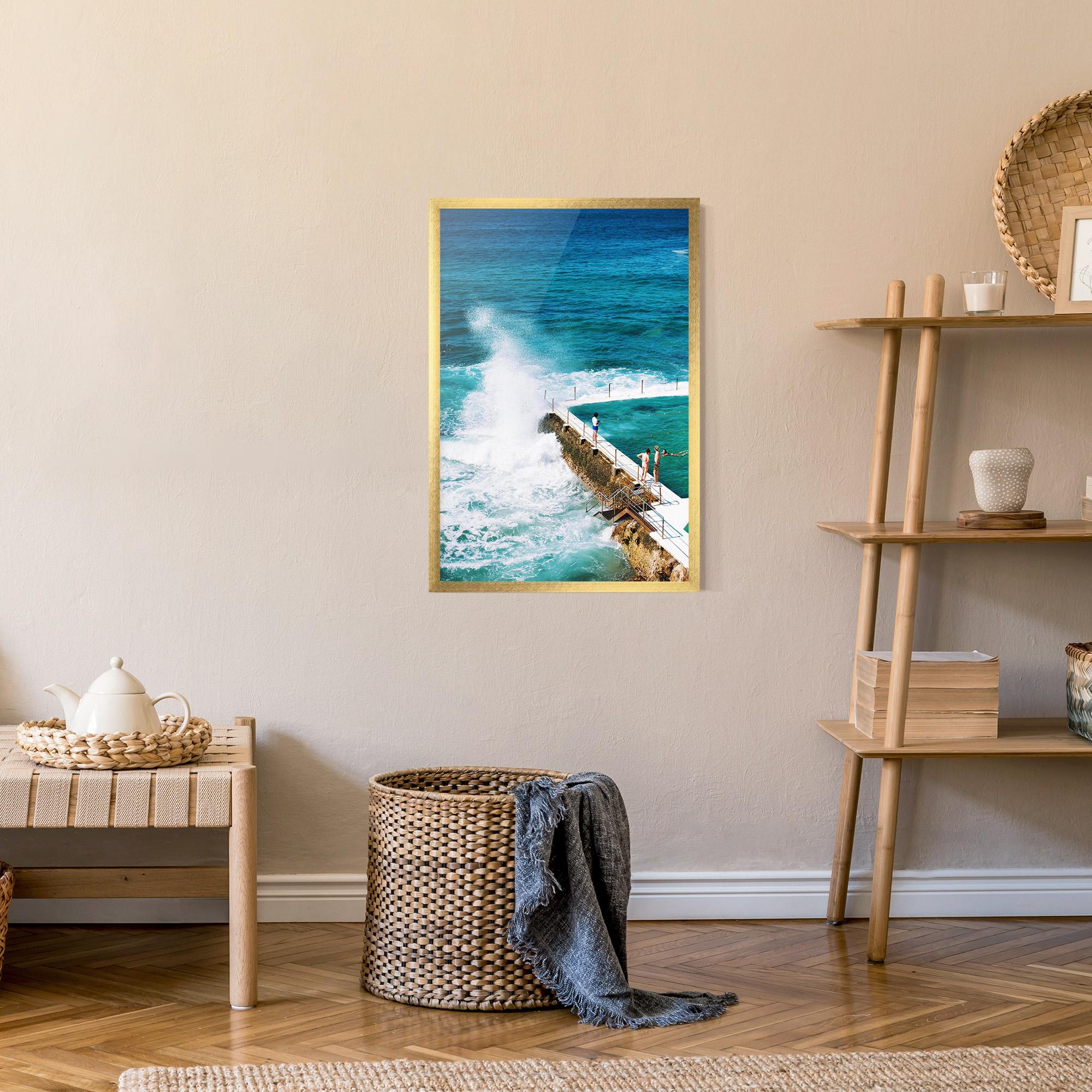 Keretezett Poszter Bondi Beach mockup 9