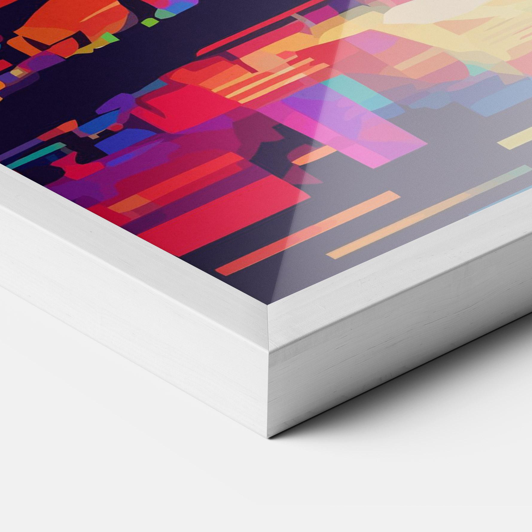 Keretezett Poszter Olympic Stadium Art mockup 3