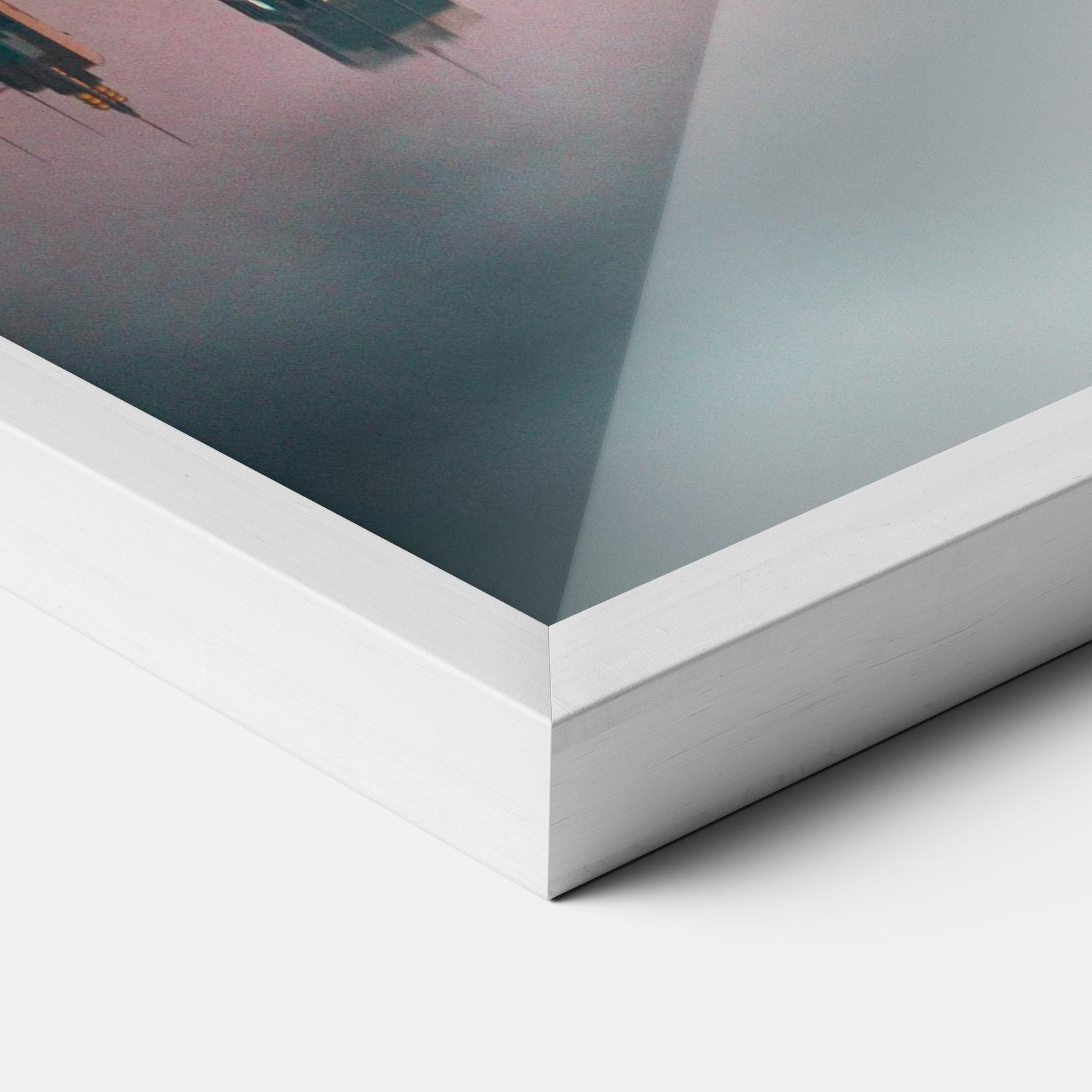 Keretezett Poszter Reflection Skyline mockup 3