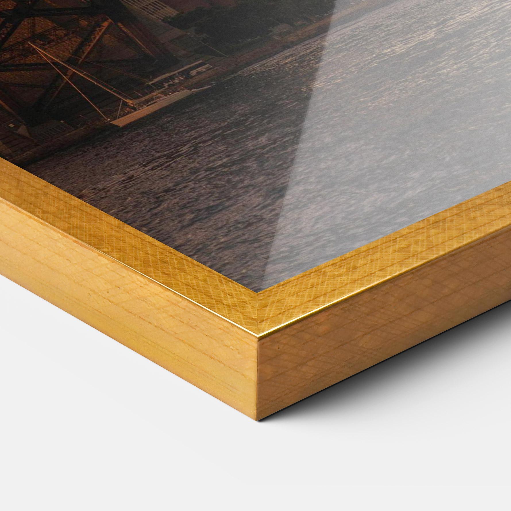 Keretezett Poszter Sunset Harbour Bridge mockup 3