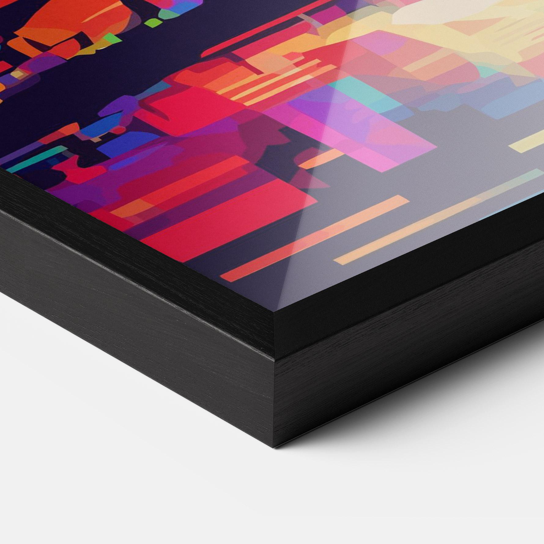 Keretezett Poszter Olympic Stadium Art mockup 3