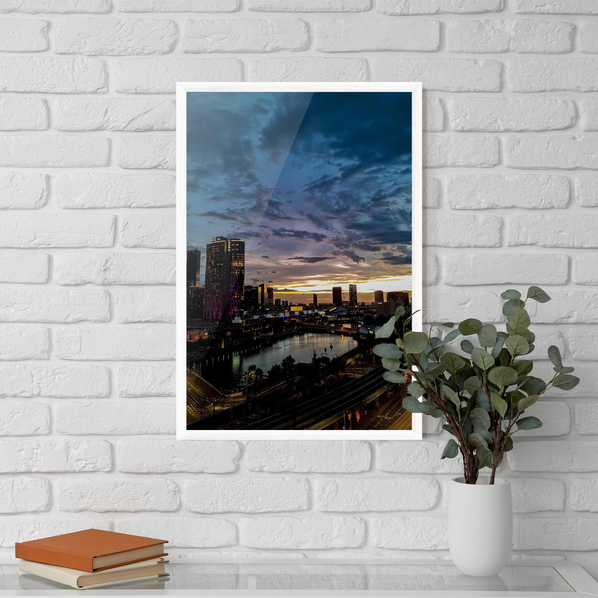 Keretezett Poszter Melbourne mockup 5