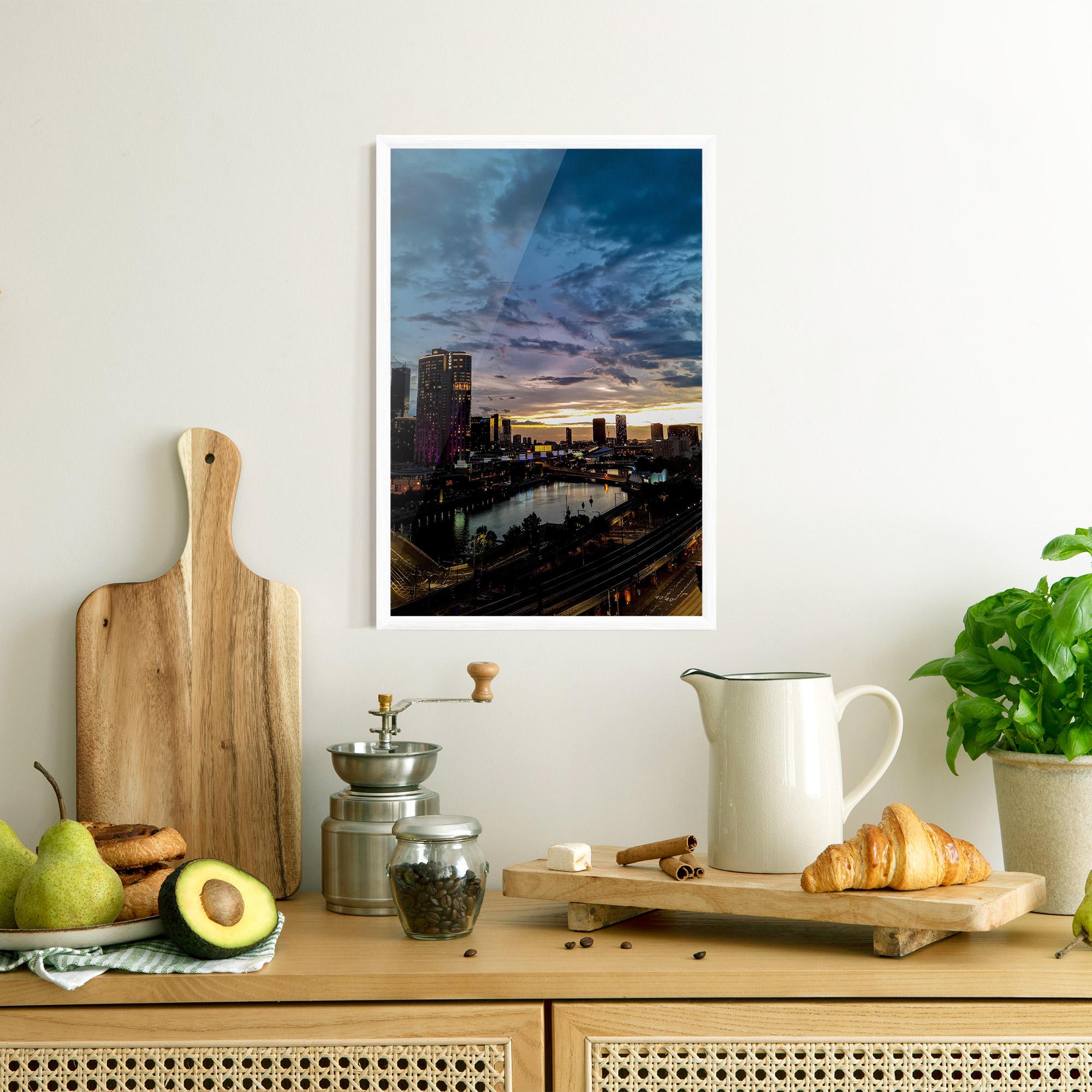 Keretezett Poszter Melbourne mockup 8