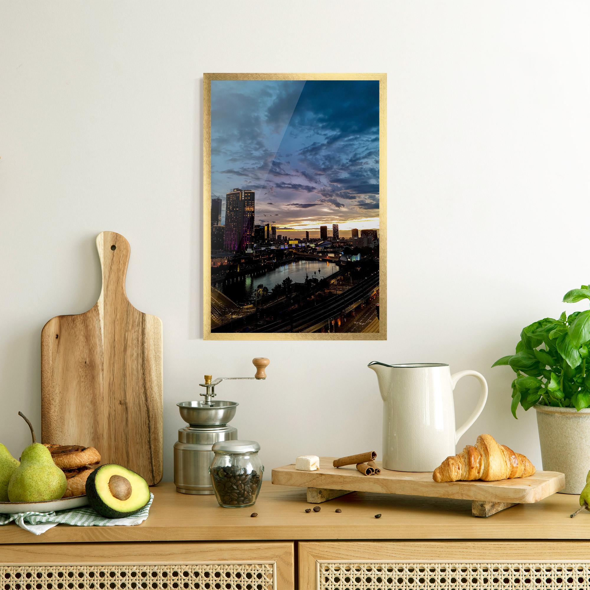 Keretezett Poszter Melbourne mockup 8