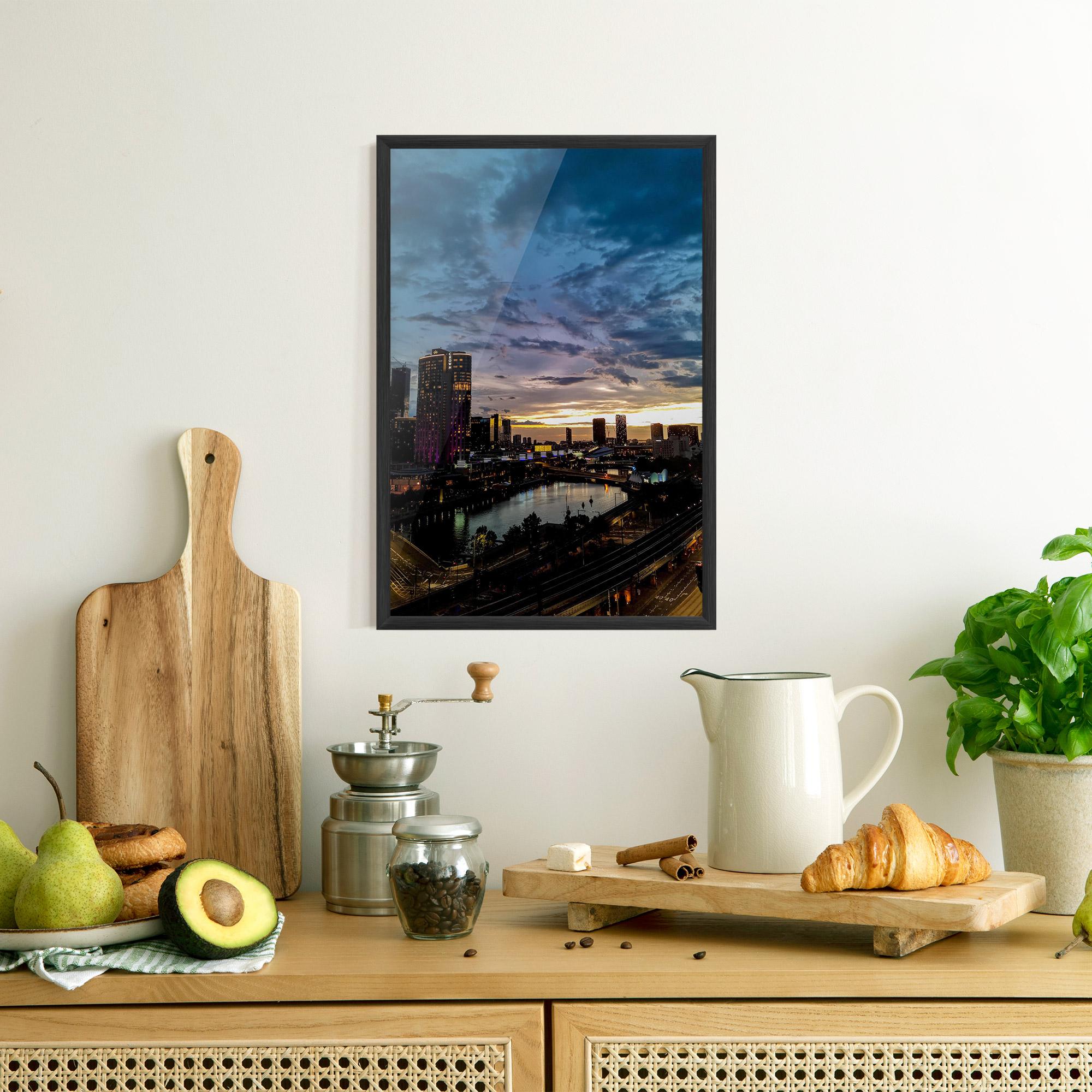 Keretezett Poszter Melbourne mockup 8