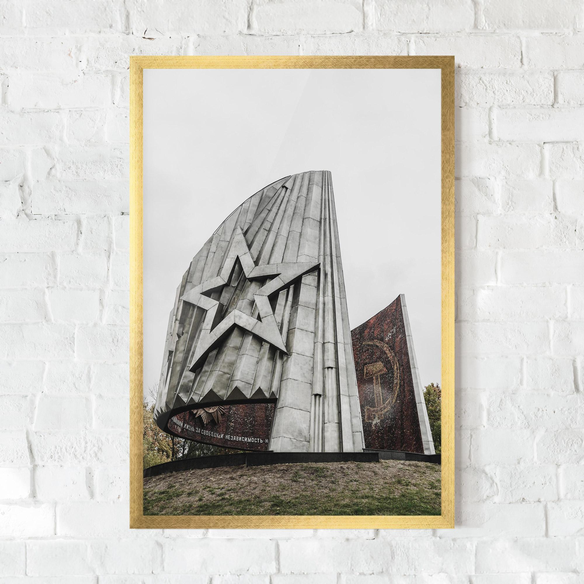 Keretezett Poszter Monument Of Glory mockup 0