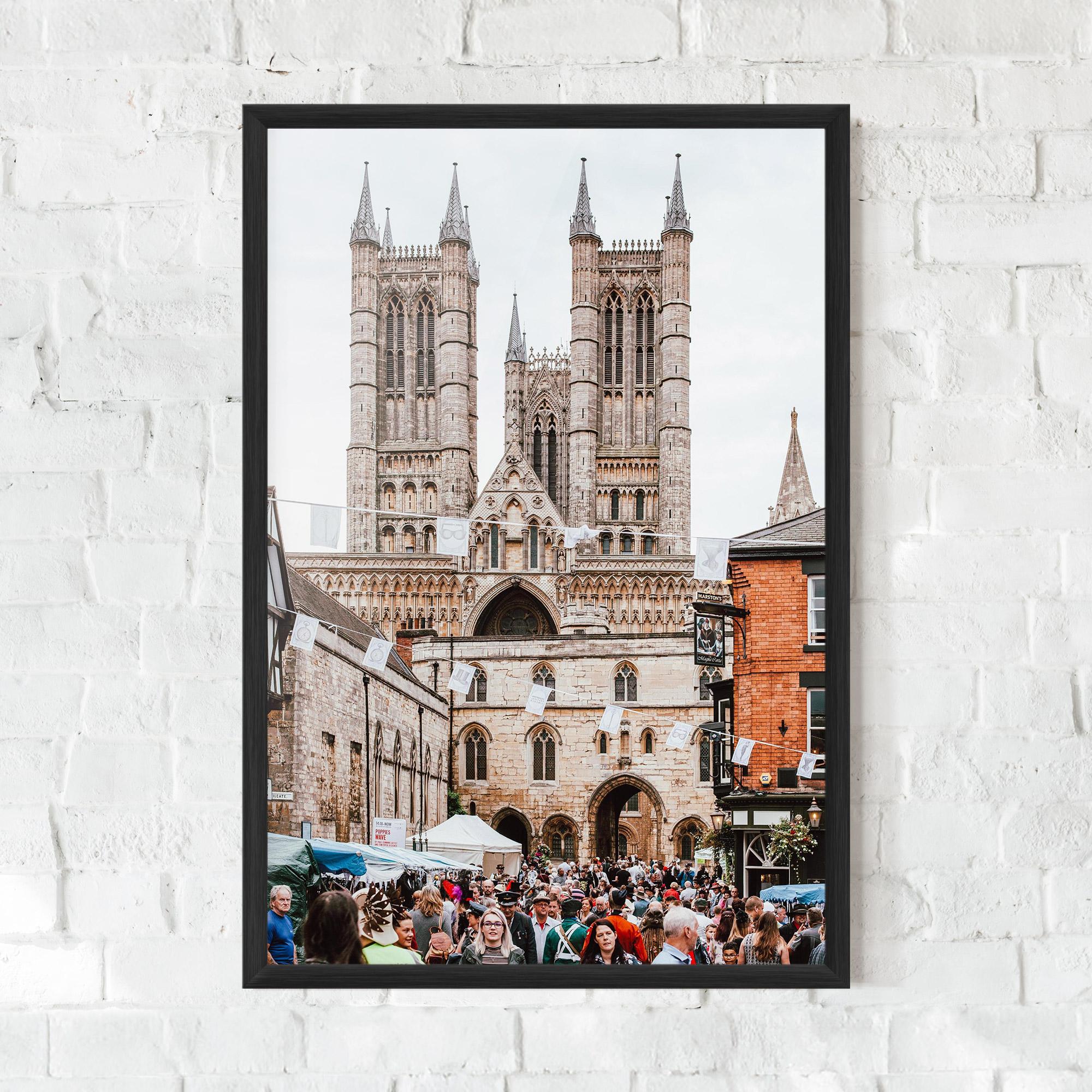 Keretezett Poszter Lincoln Cathedral mockup 0