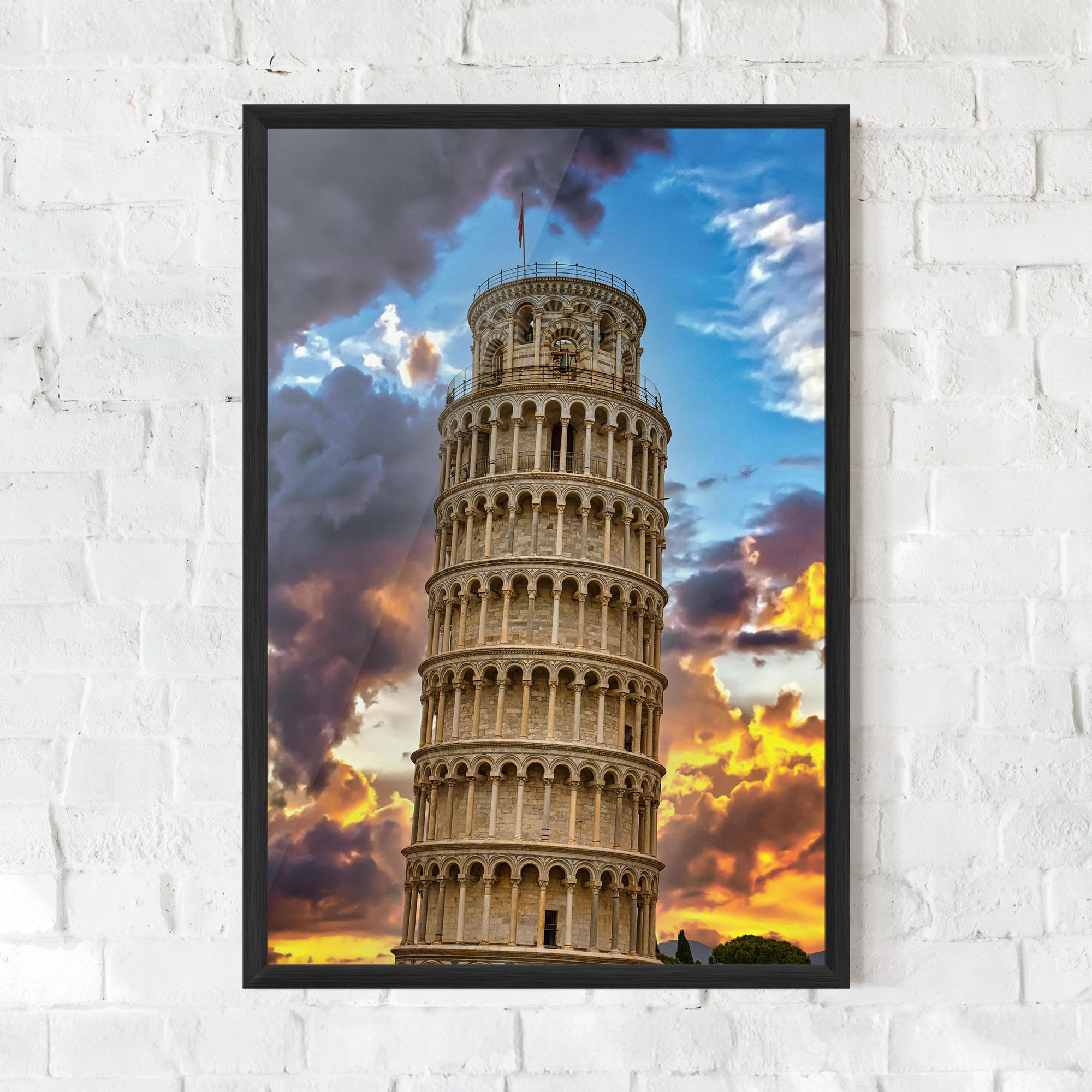 Tower Of Pisa Sunset mockup 0