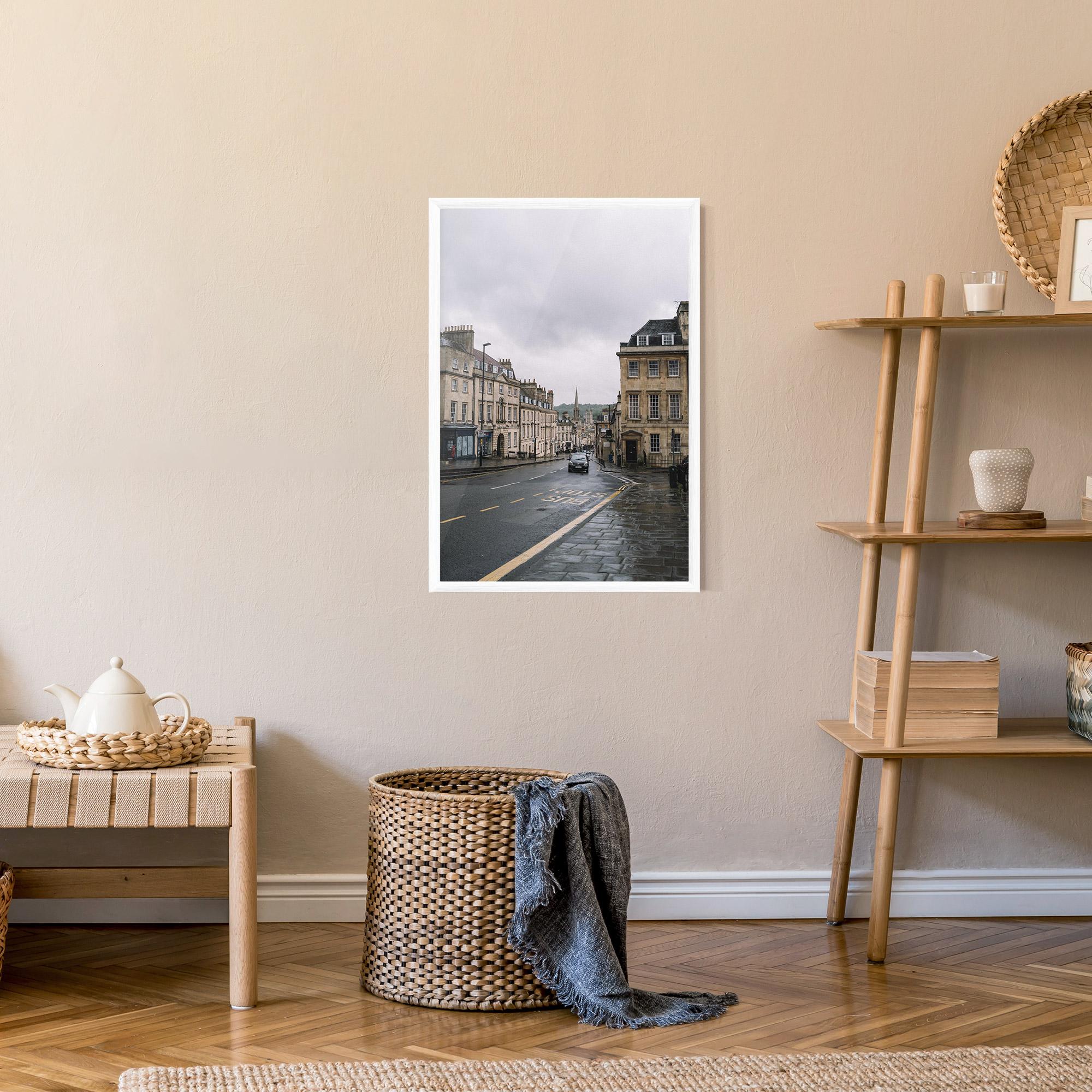 Keretezett Poszter England Street mockup 9