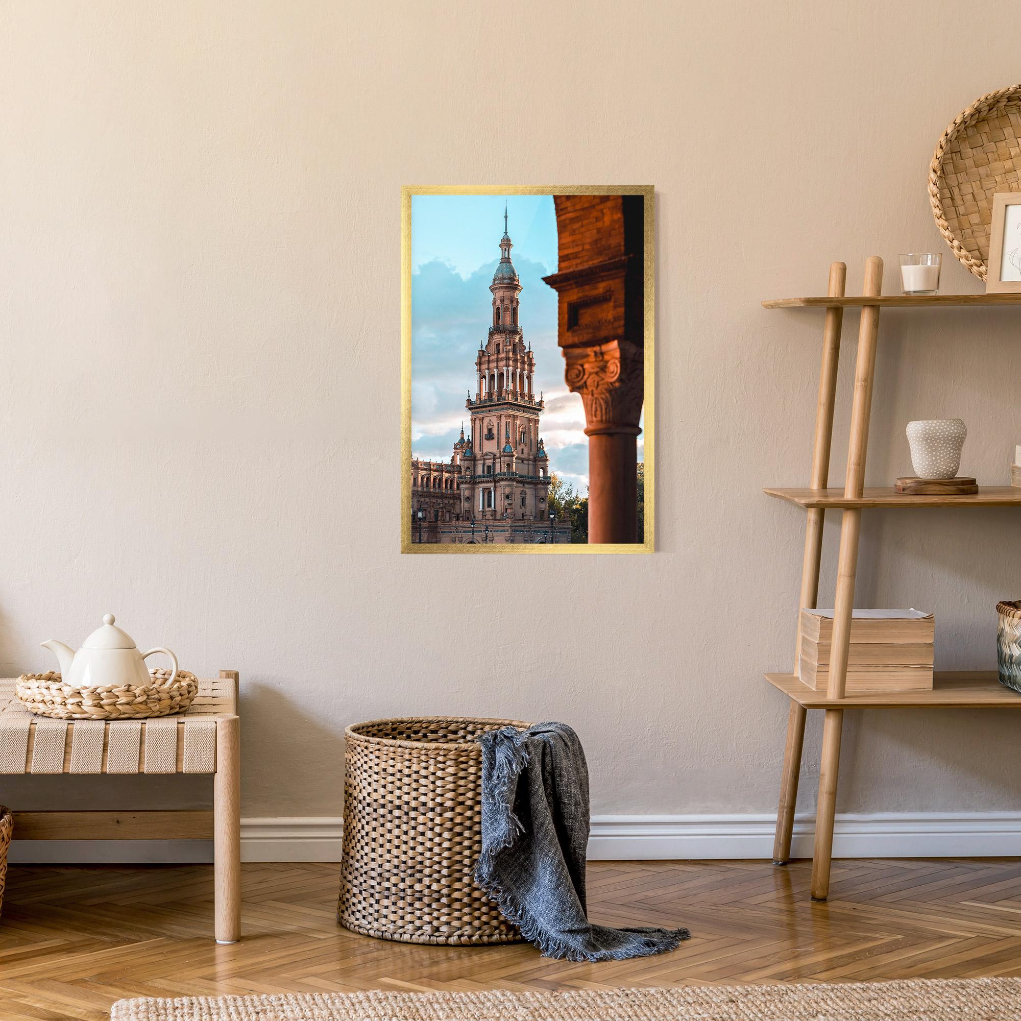 Keretezett Poszter Seville Spain mockup 9