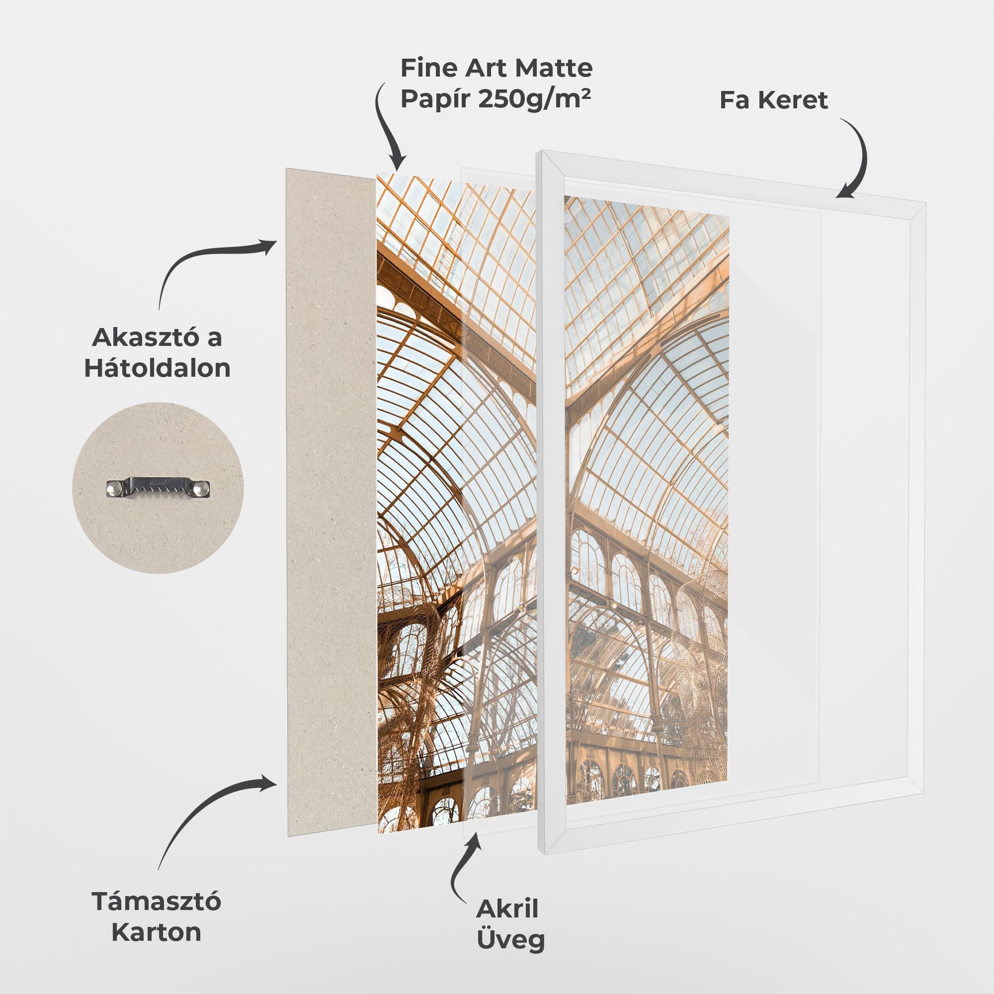 Keretezett Poszter Crystal Palace mockup 1