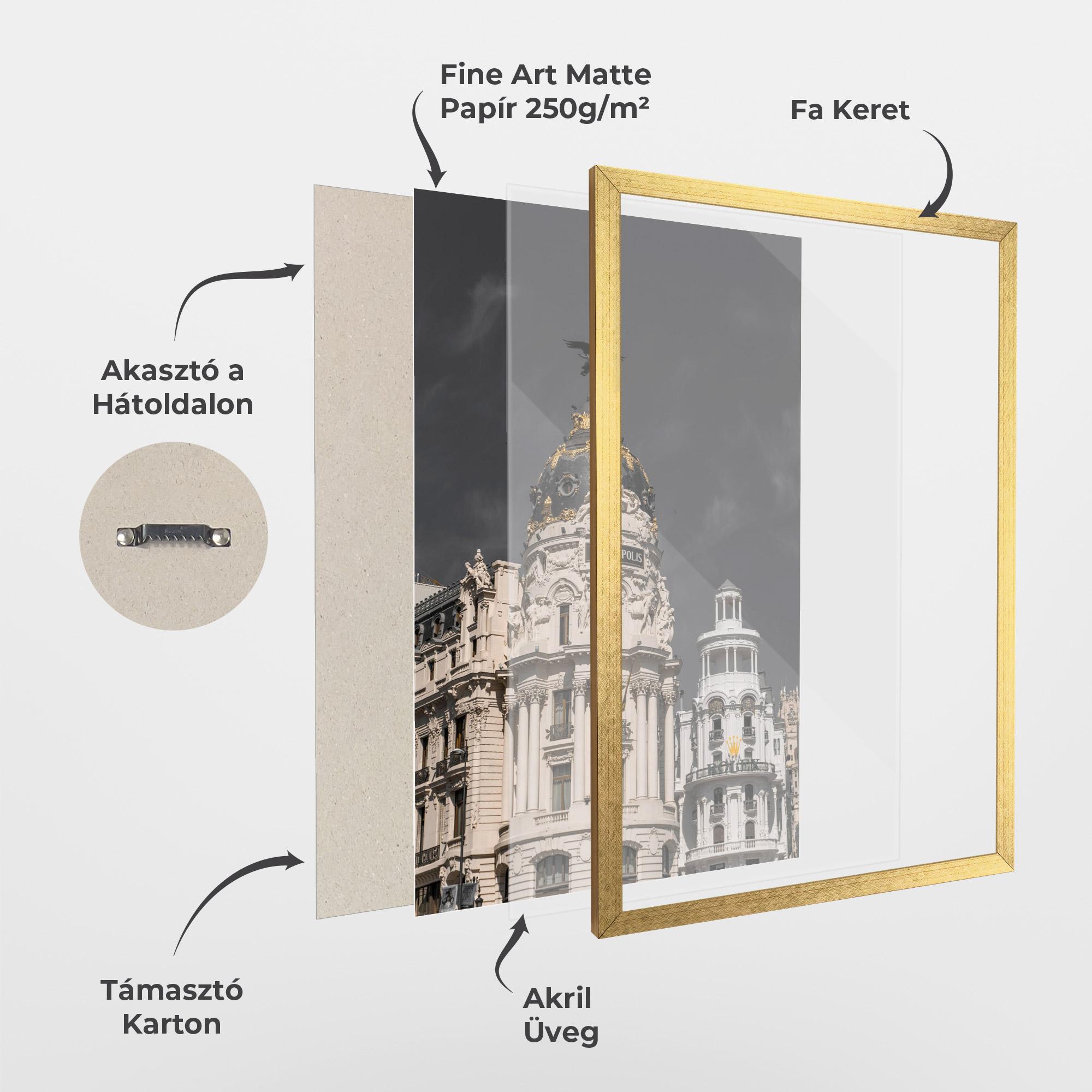 Keretezett Poszter Metropolis Building mockup 1