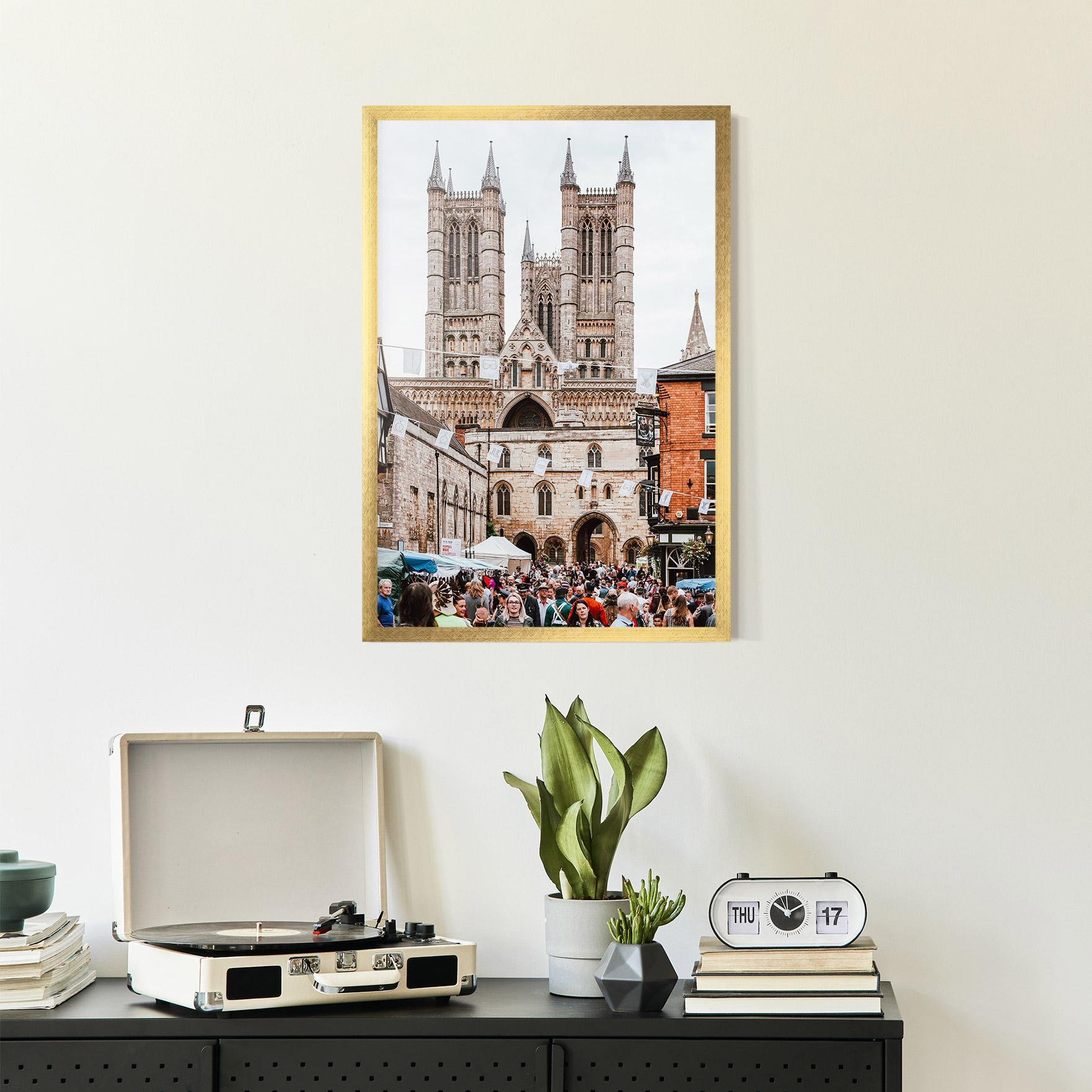 Keretezett Poszter Lincoln Cathedral mockup 2