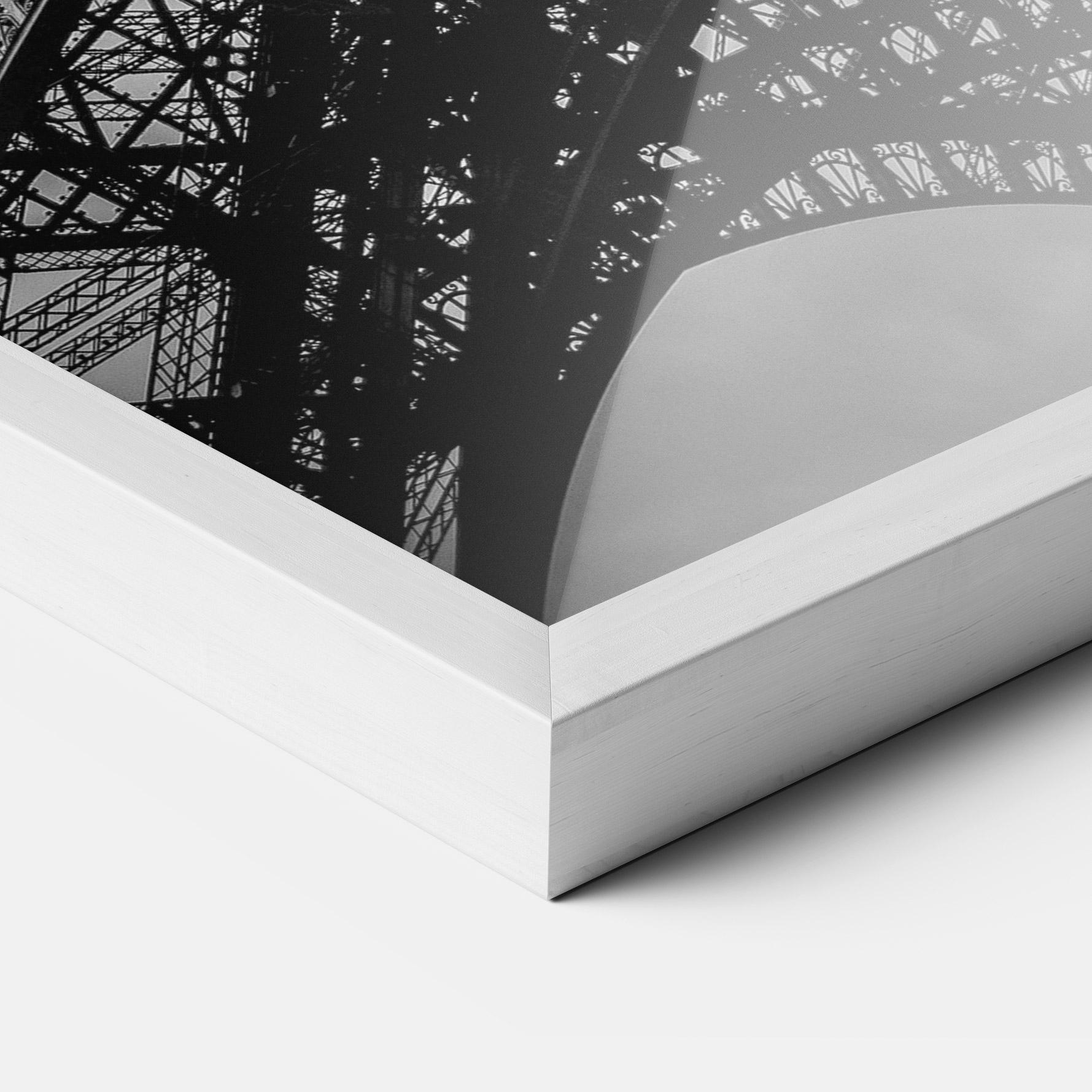 Keretezett Poszter Eiffel Grey Tower mockup 3