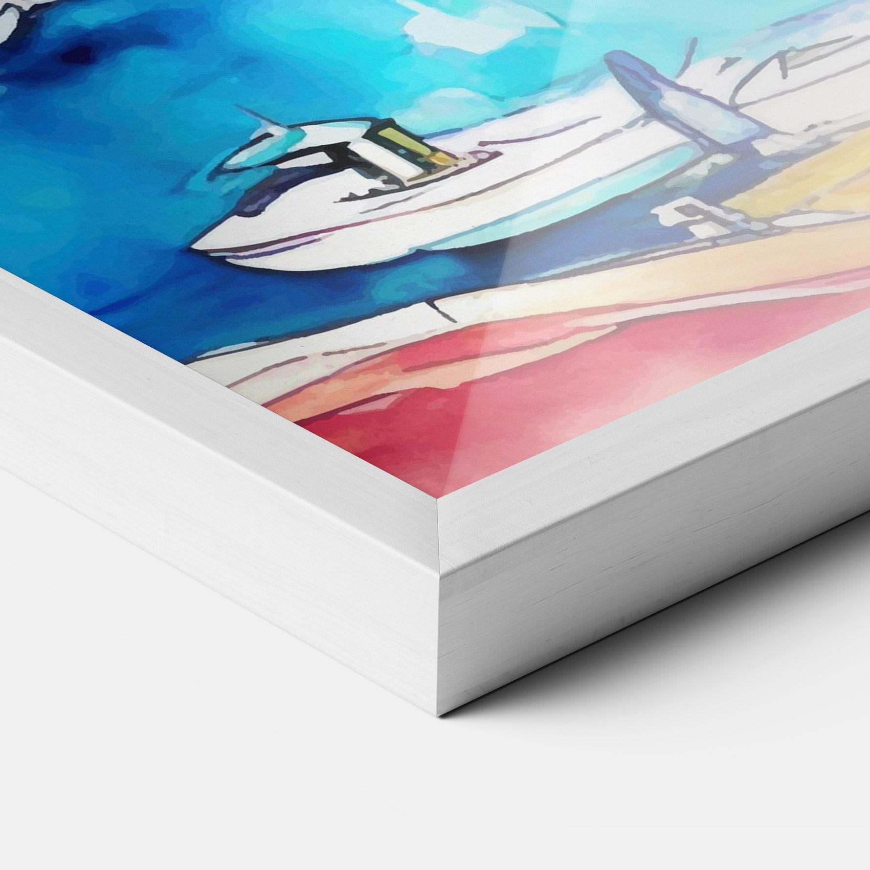 Keretezett Poszter French City mockup 3