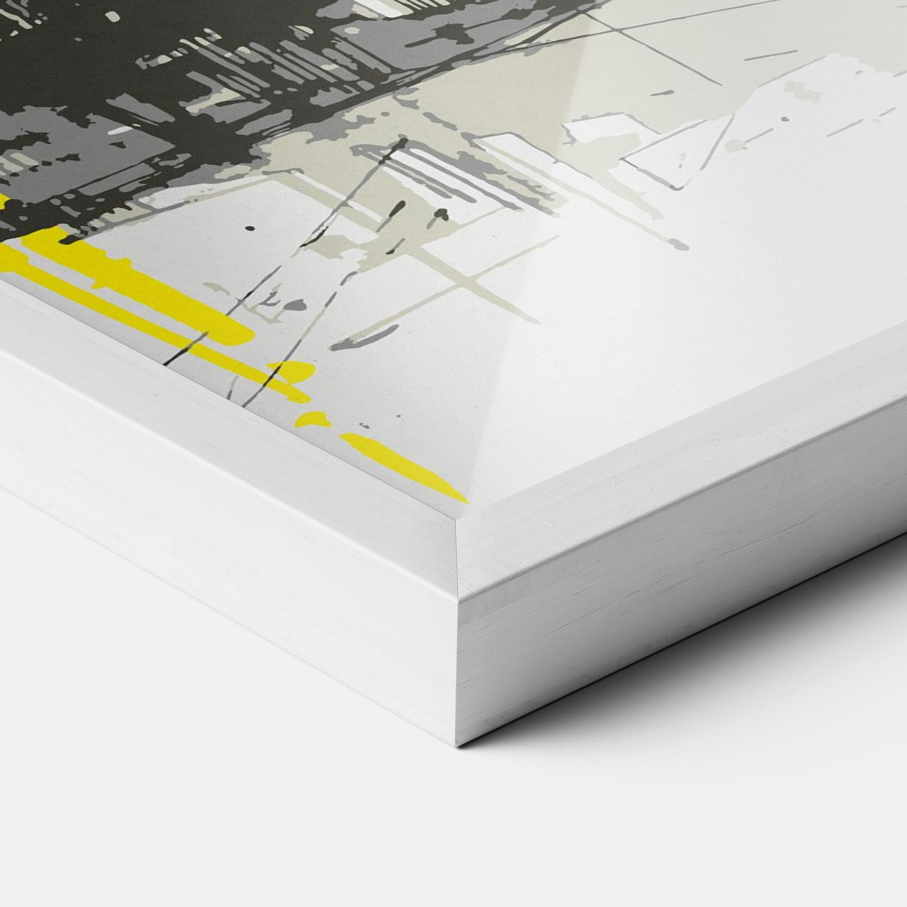 Keretezett Poszter Yellow Colosseum mockup 3