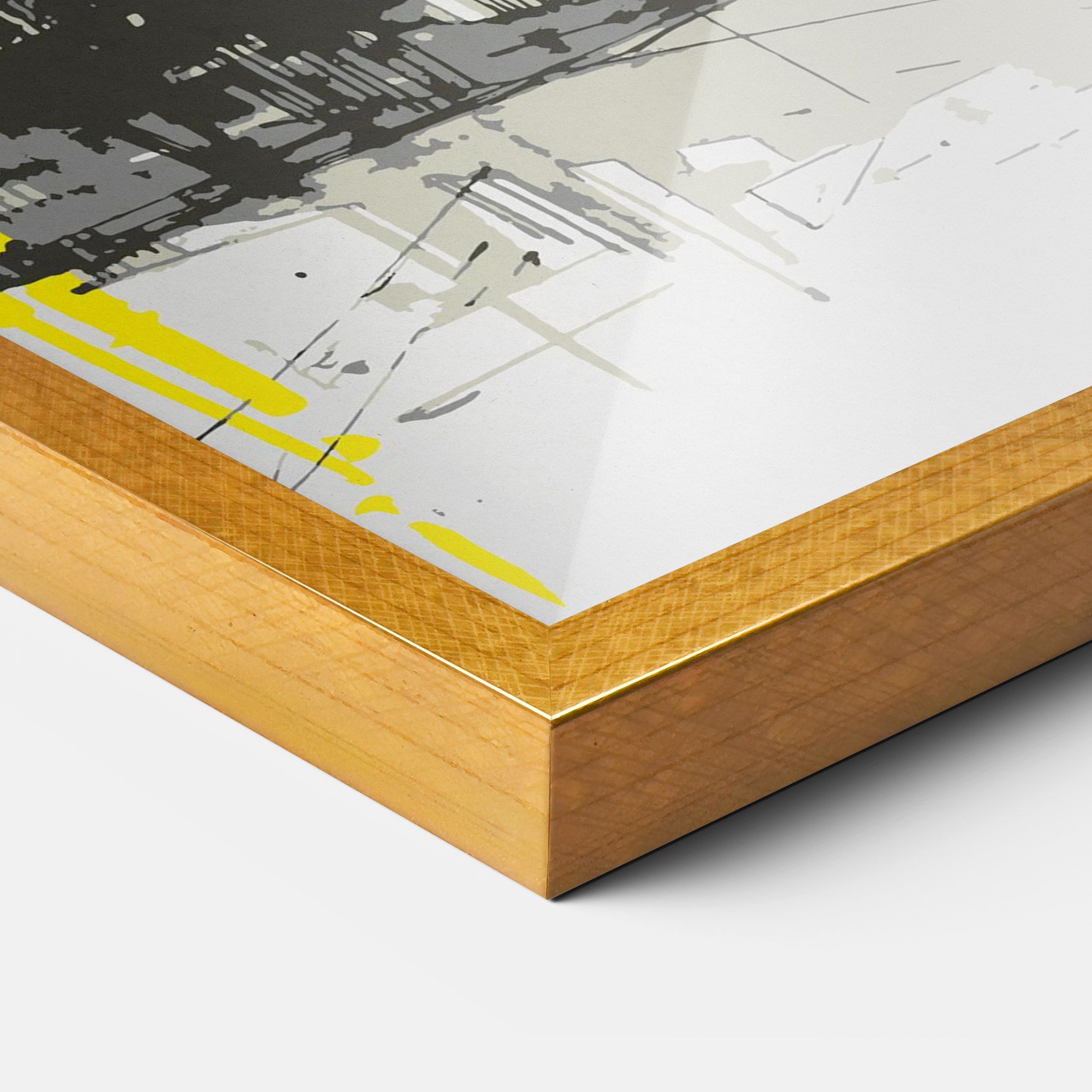 Yellow Colosseum mockup 3