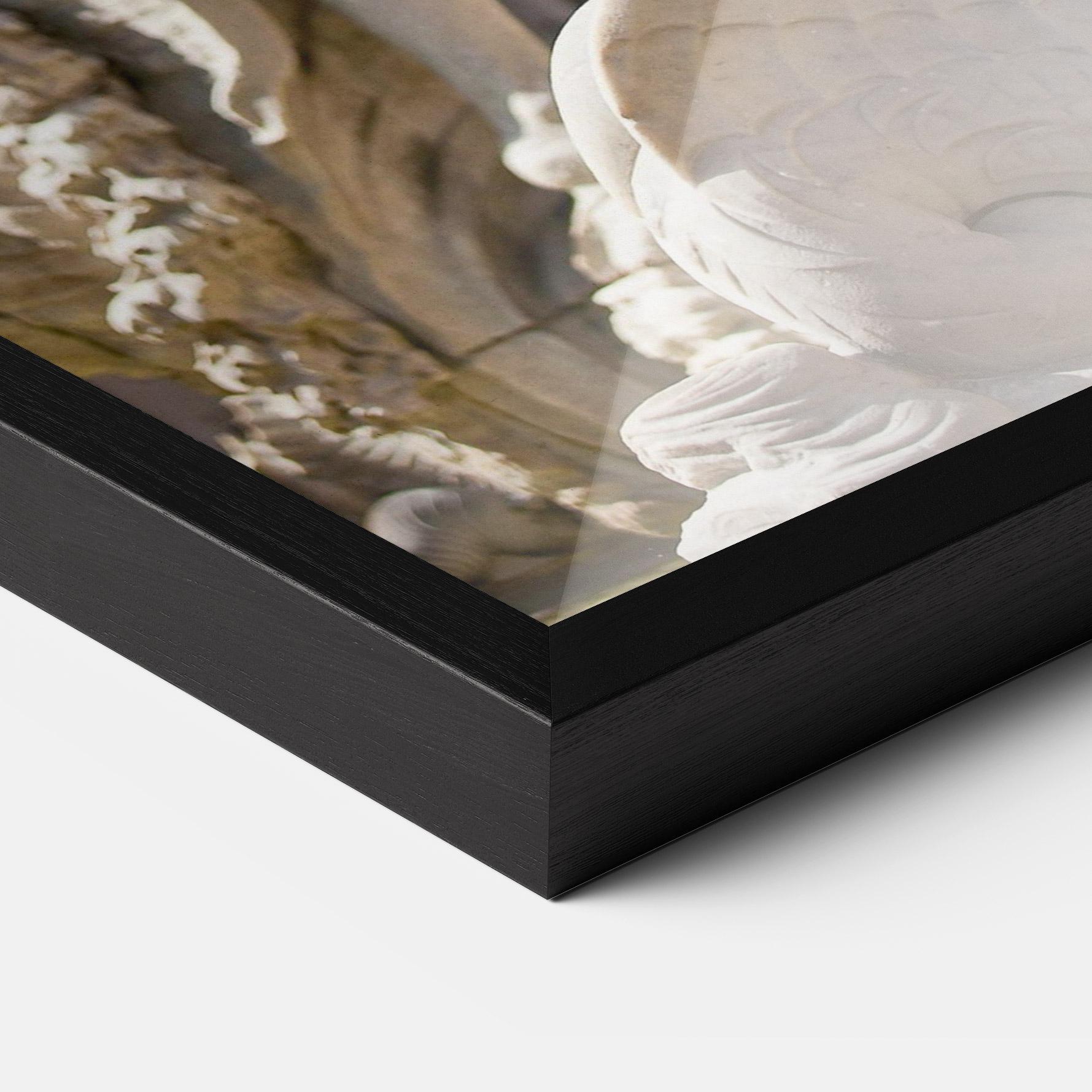 Keretezett Poszter Baroque Statue Italy mockup 3