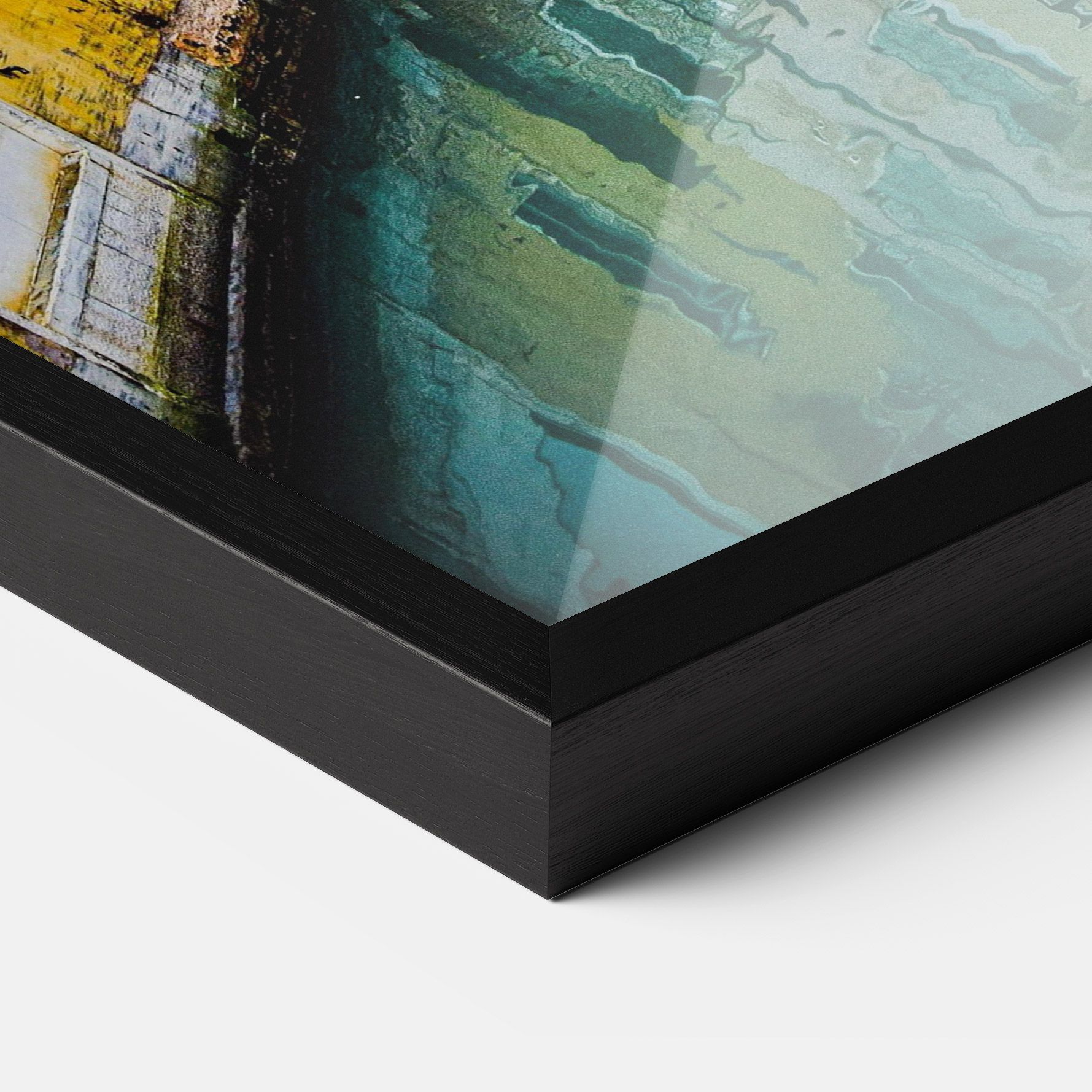 Colorful Water Building mockup 3