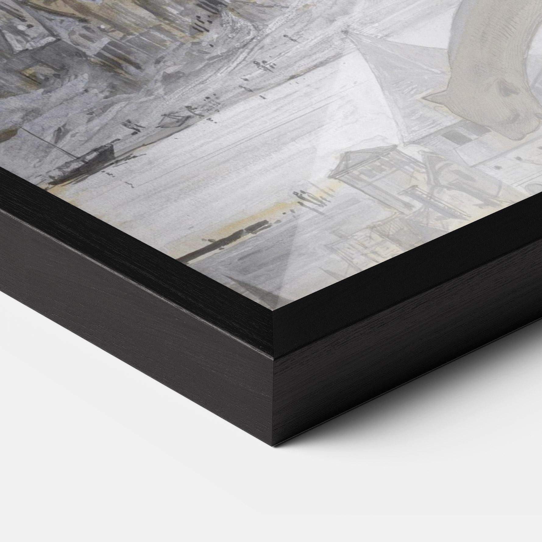 Keretezett Poszter Notre Dame mockup 3