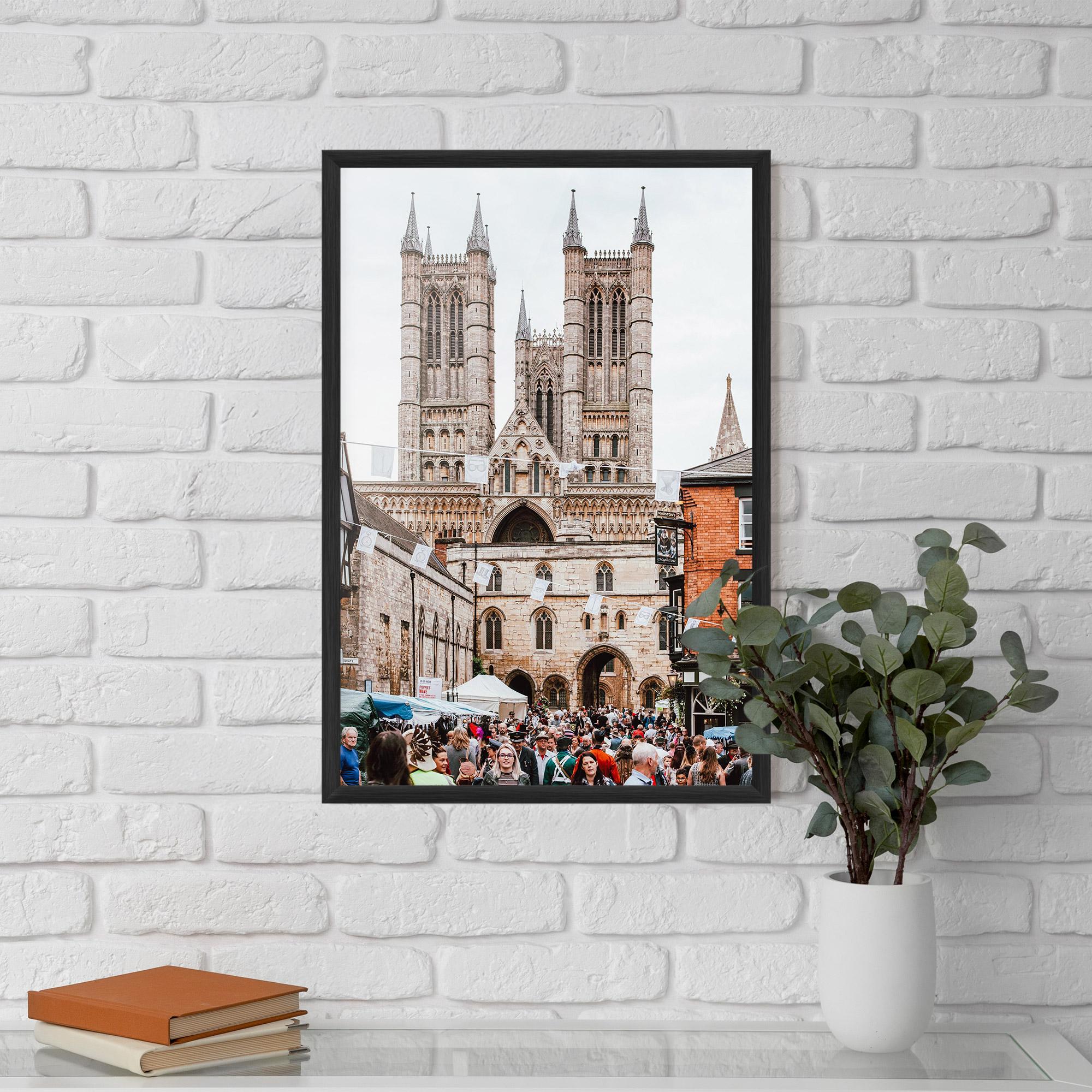 Keretezett Poszter Lincoln Cathedral mockup 5