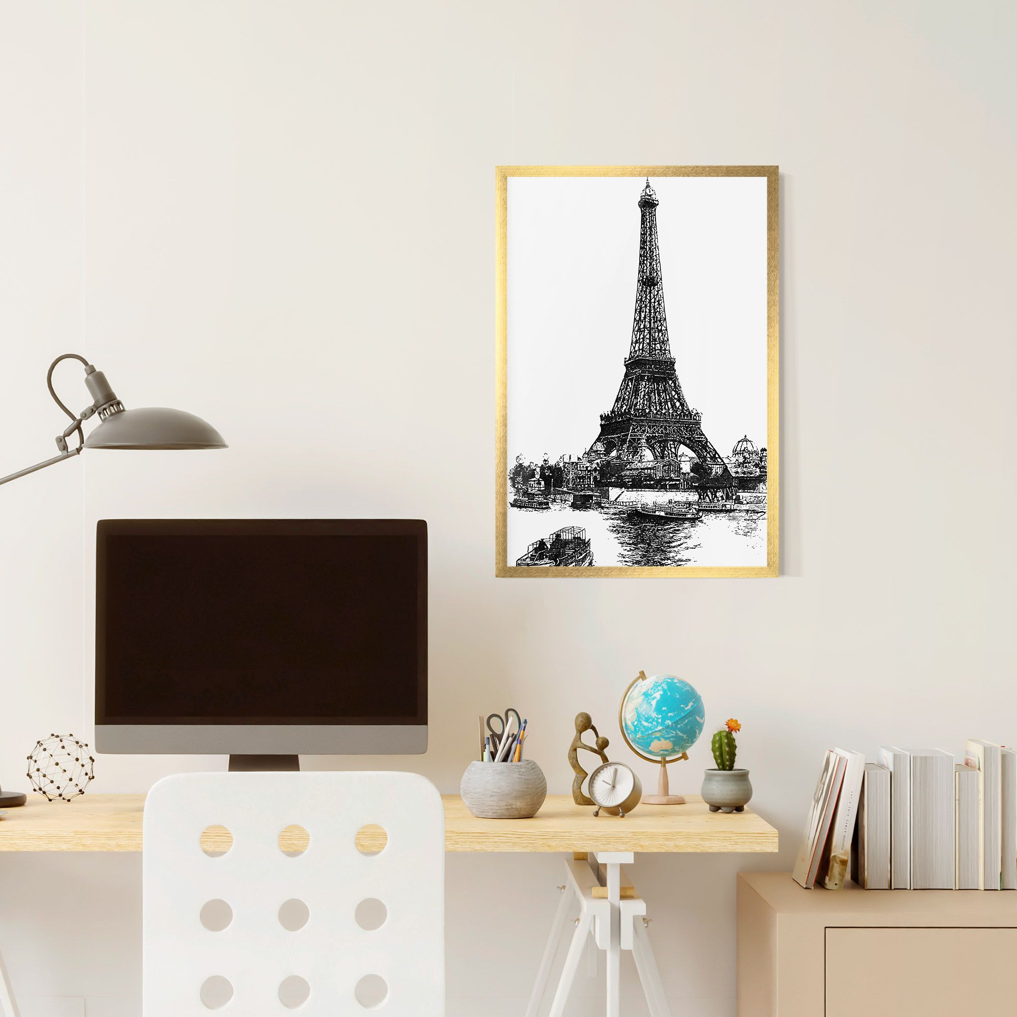 Eiffel Tower Drawing mockup 6