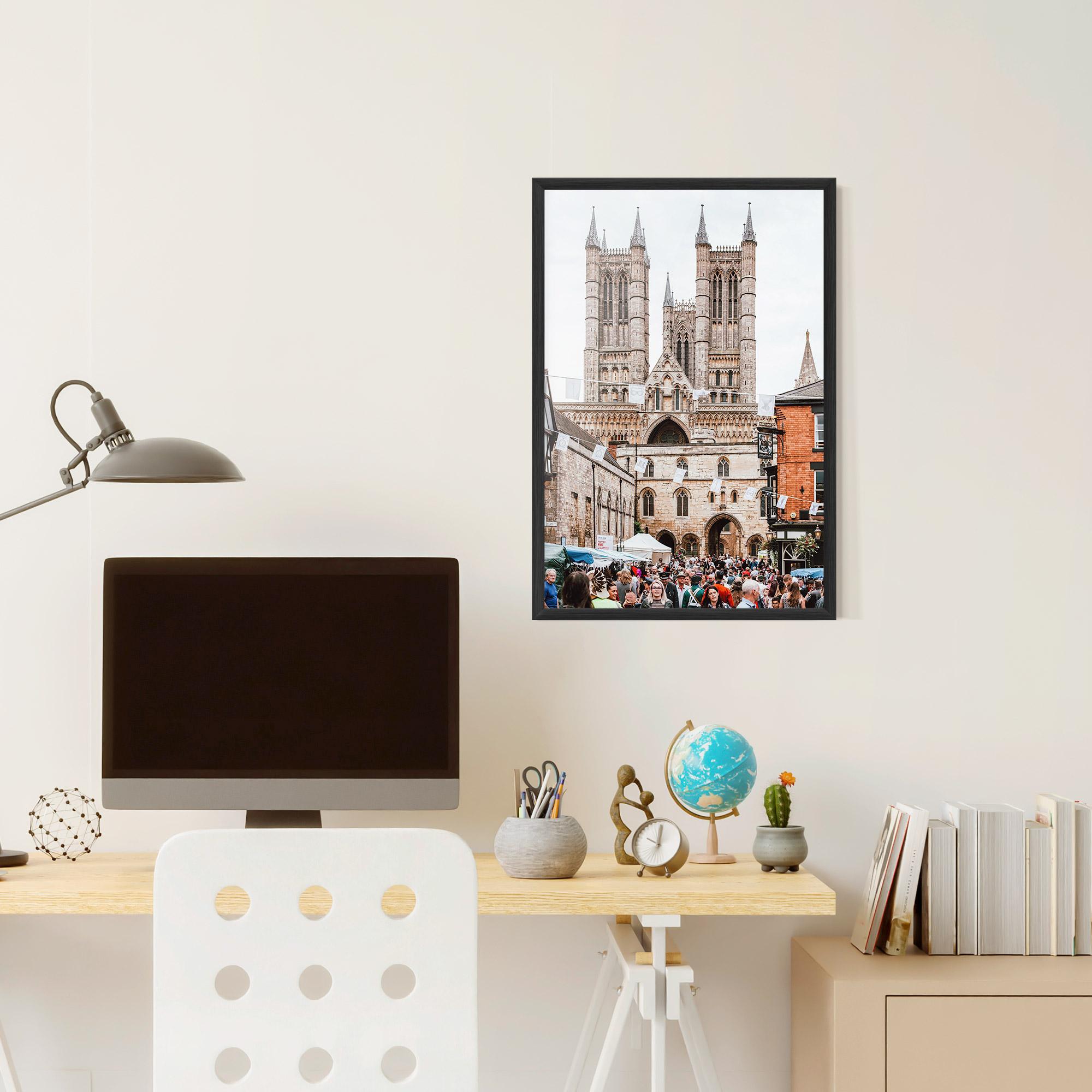 Keretezett Poszter Lincoln Cathedral mockup 6