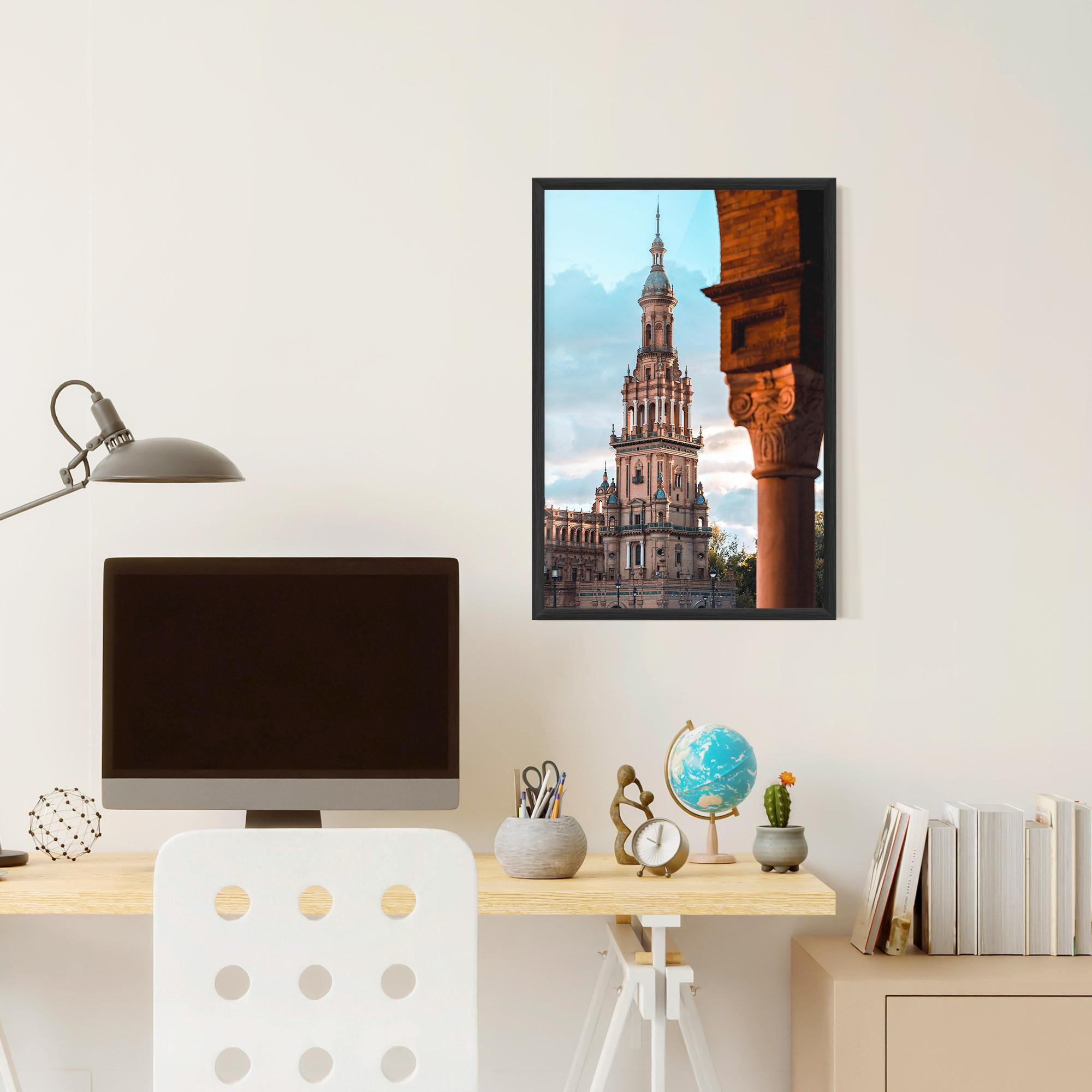 Keretezett Poszter Seville Spain mockup 6