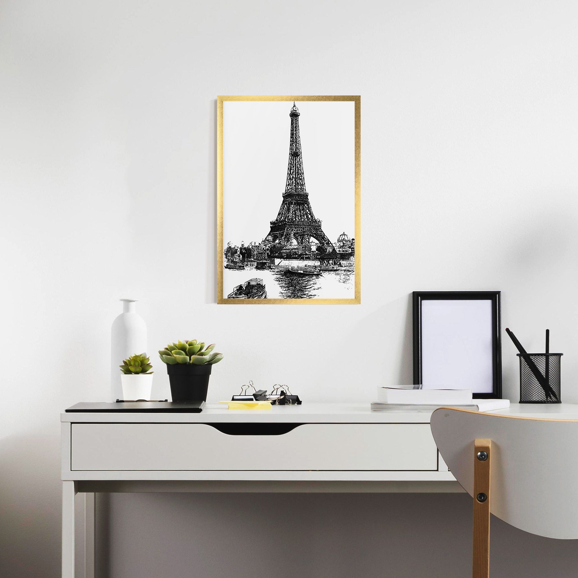 Eiffel Tower Drawing mockup 7
