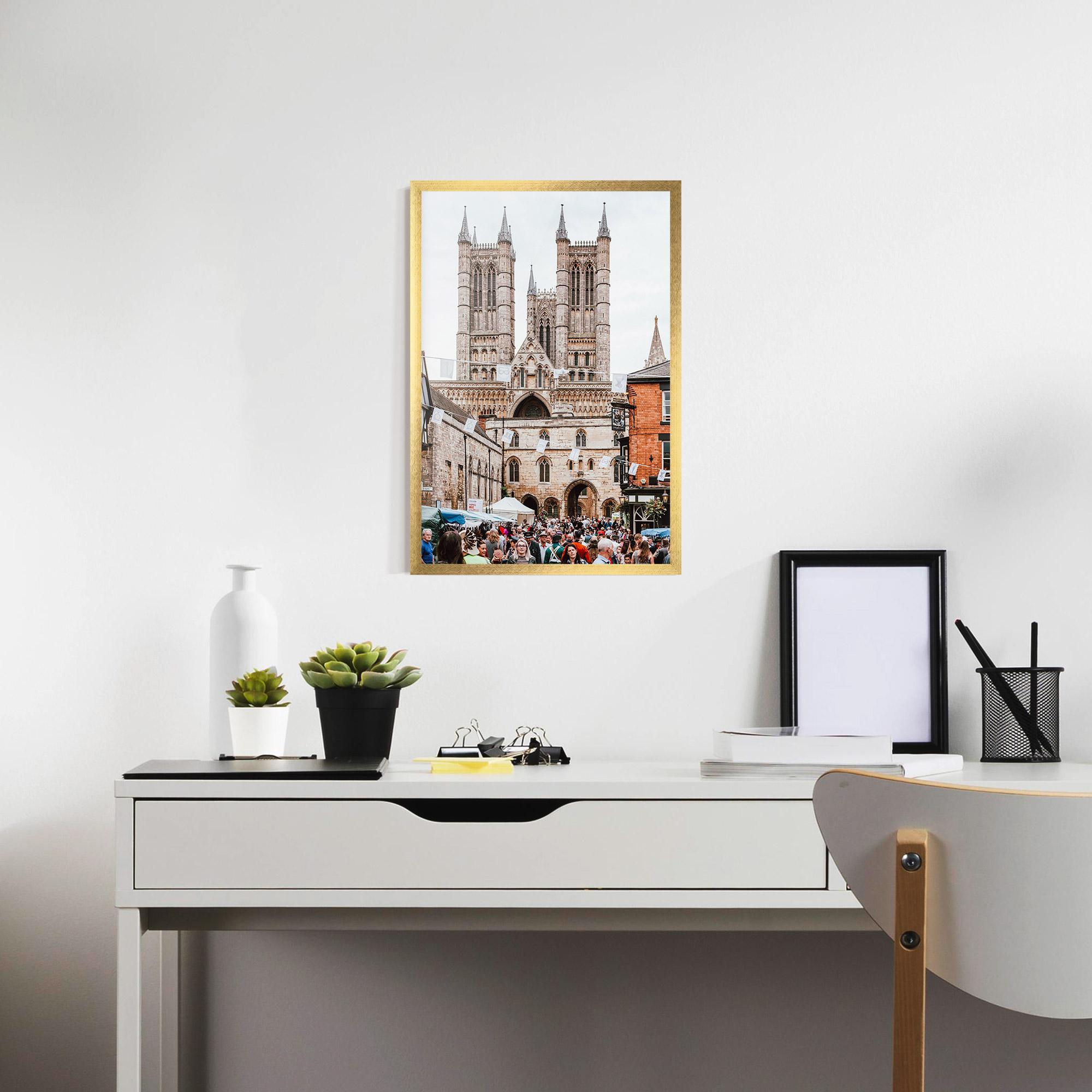Keretezett Poszter Lincoln Cathedral mockup 7