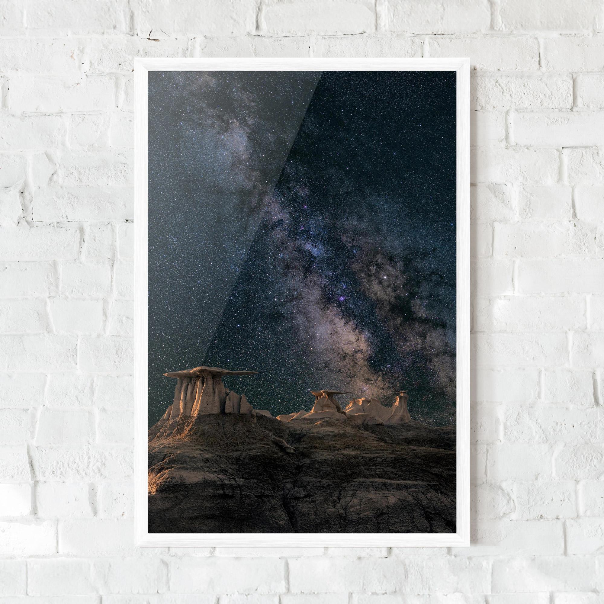 Keretezett Poszter Abstract Colourful Sky mockup 0