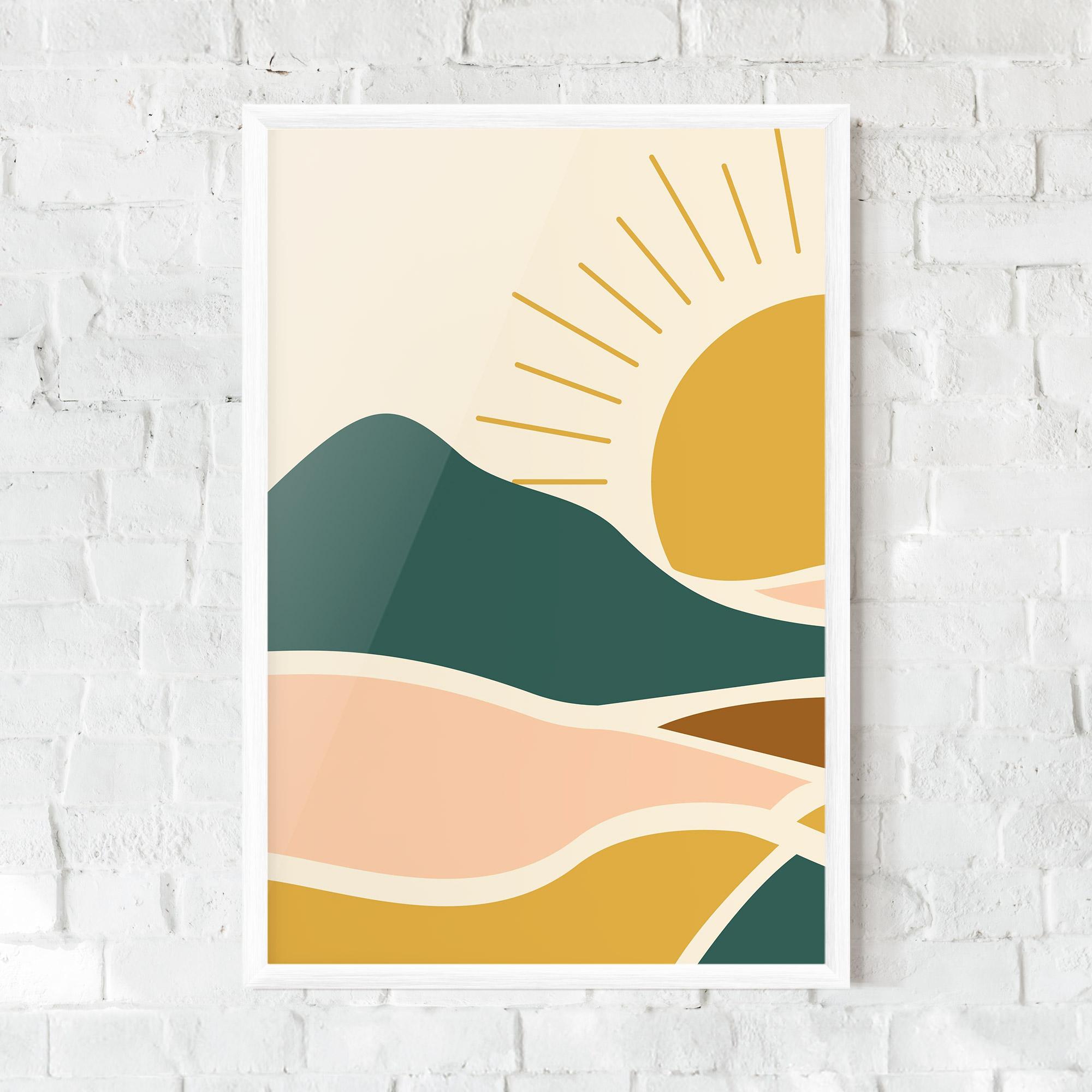 Keretezett Poszter Sunset Connection 01 mockup 0