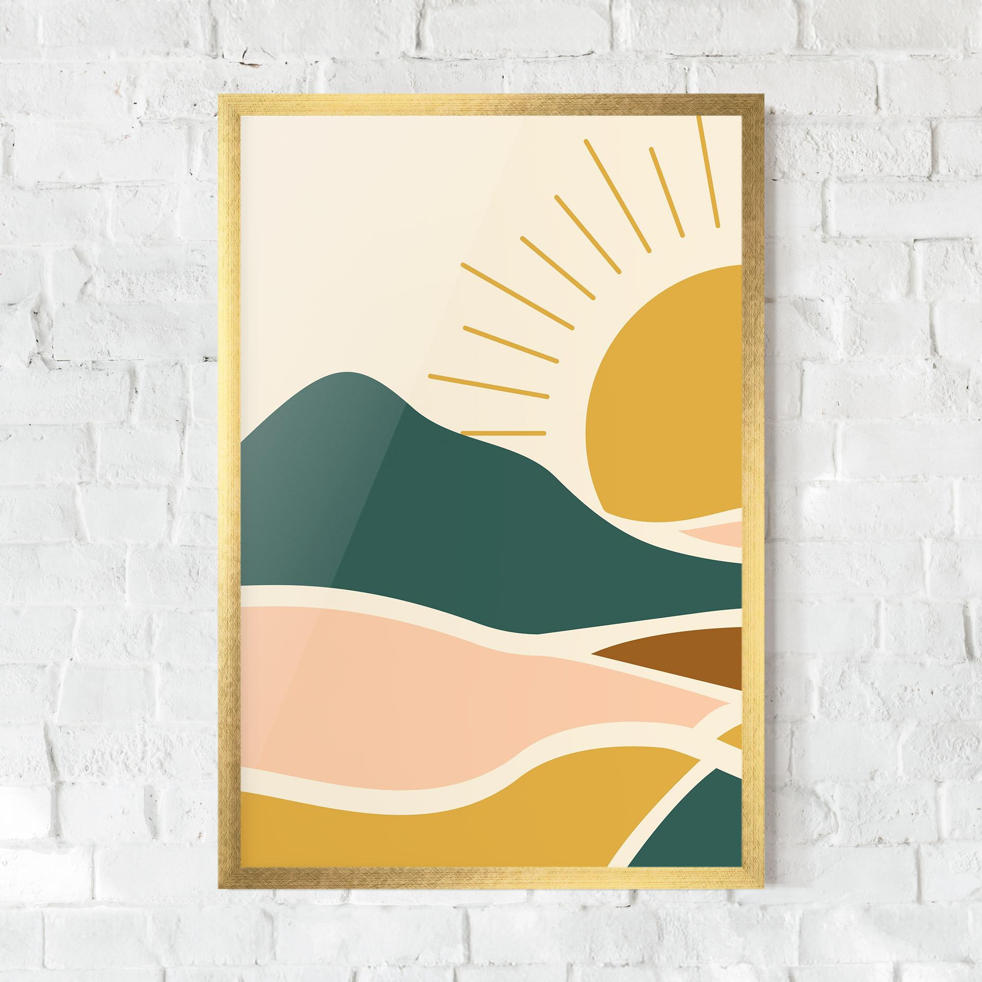 Keretezett Poszter Sunset Connection 01 mockup 0