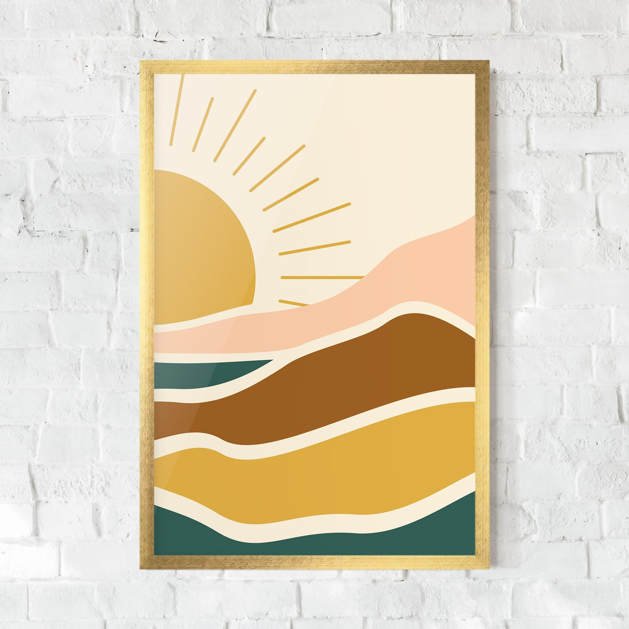 Keretezett Poszter Sunset Connection 02 mockup 0