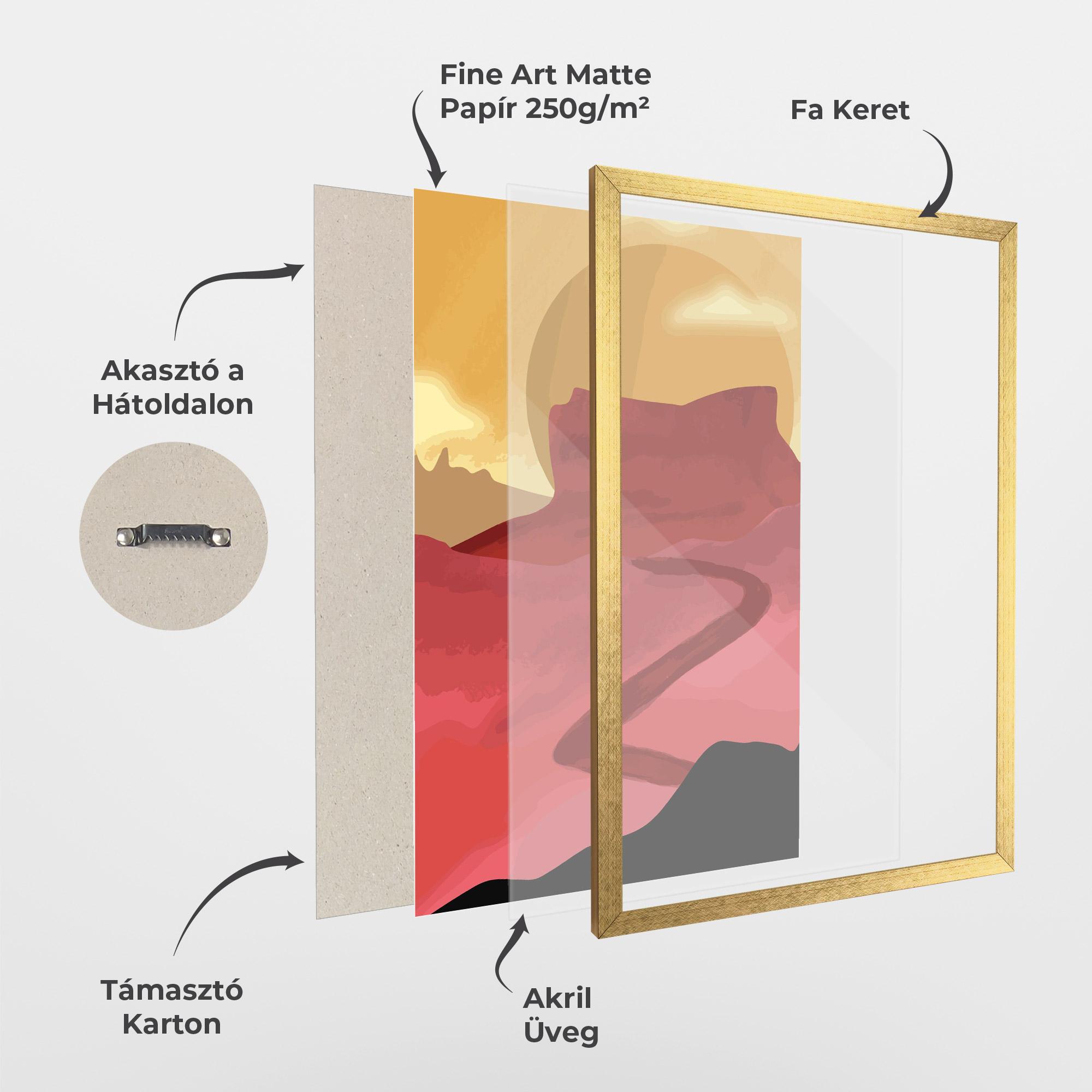 Keretezett Poszter Mars Dune mockup 1