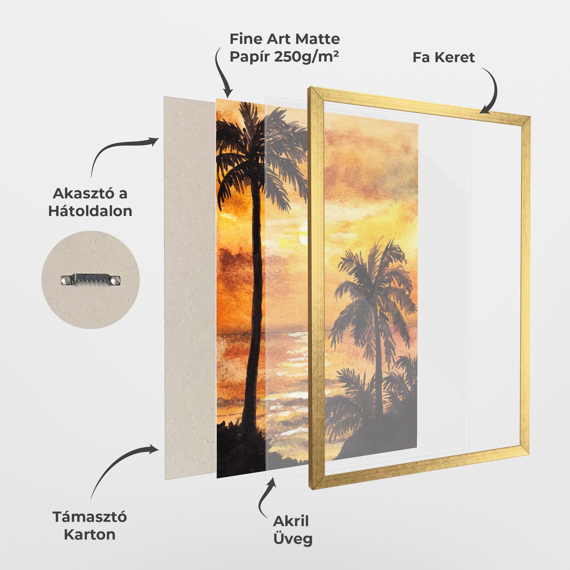 Watercolor Painting Sunrise mockup 1