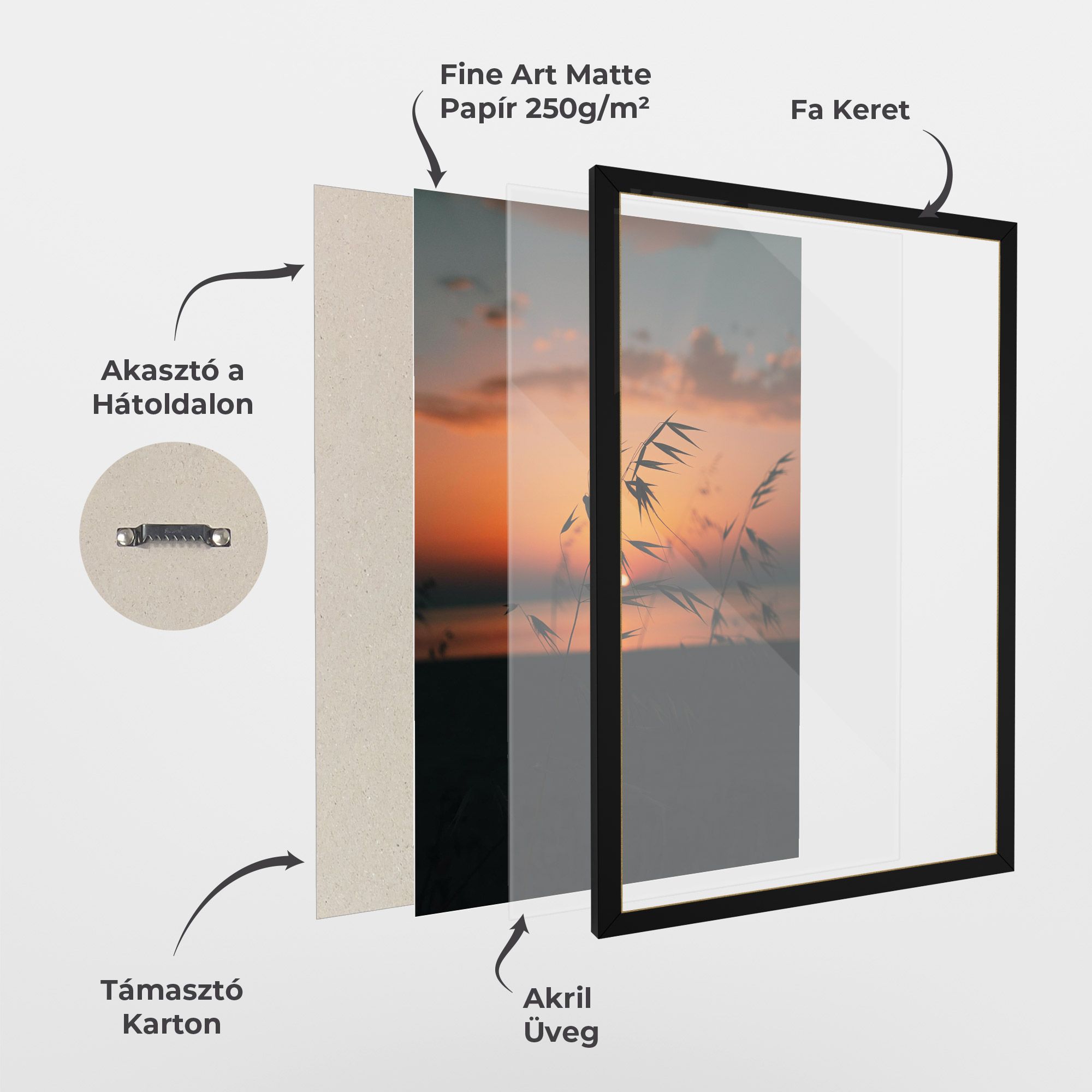 Small Leaves Sunset mockup 1